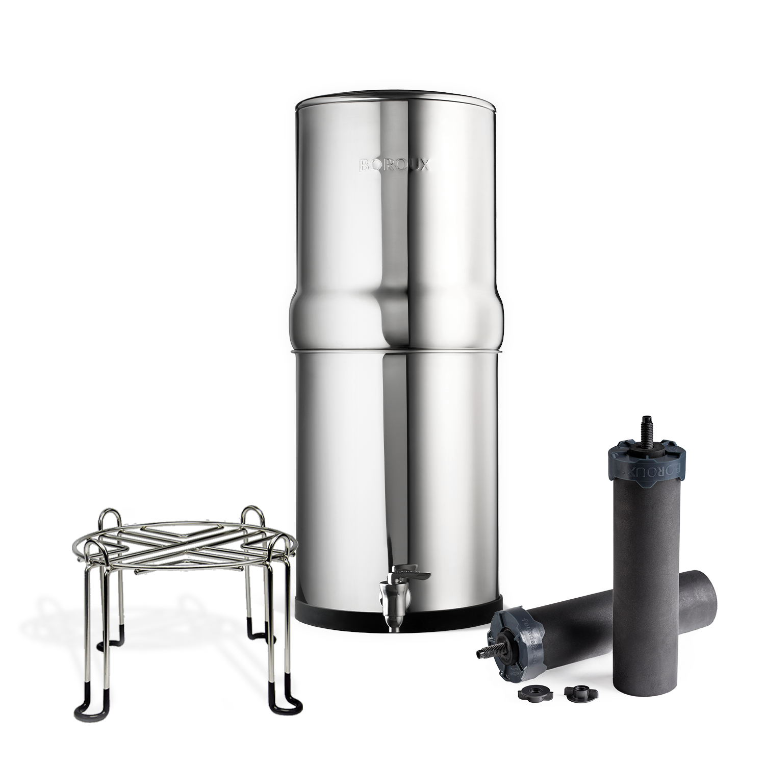 BOROUX Legacy water filter system with stand