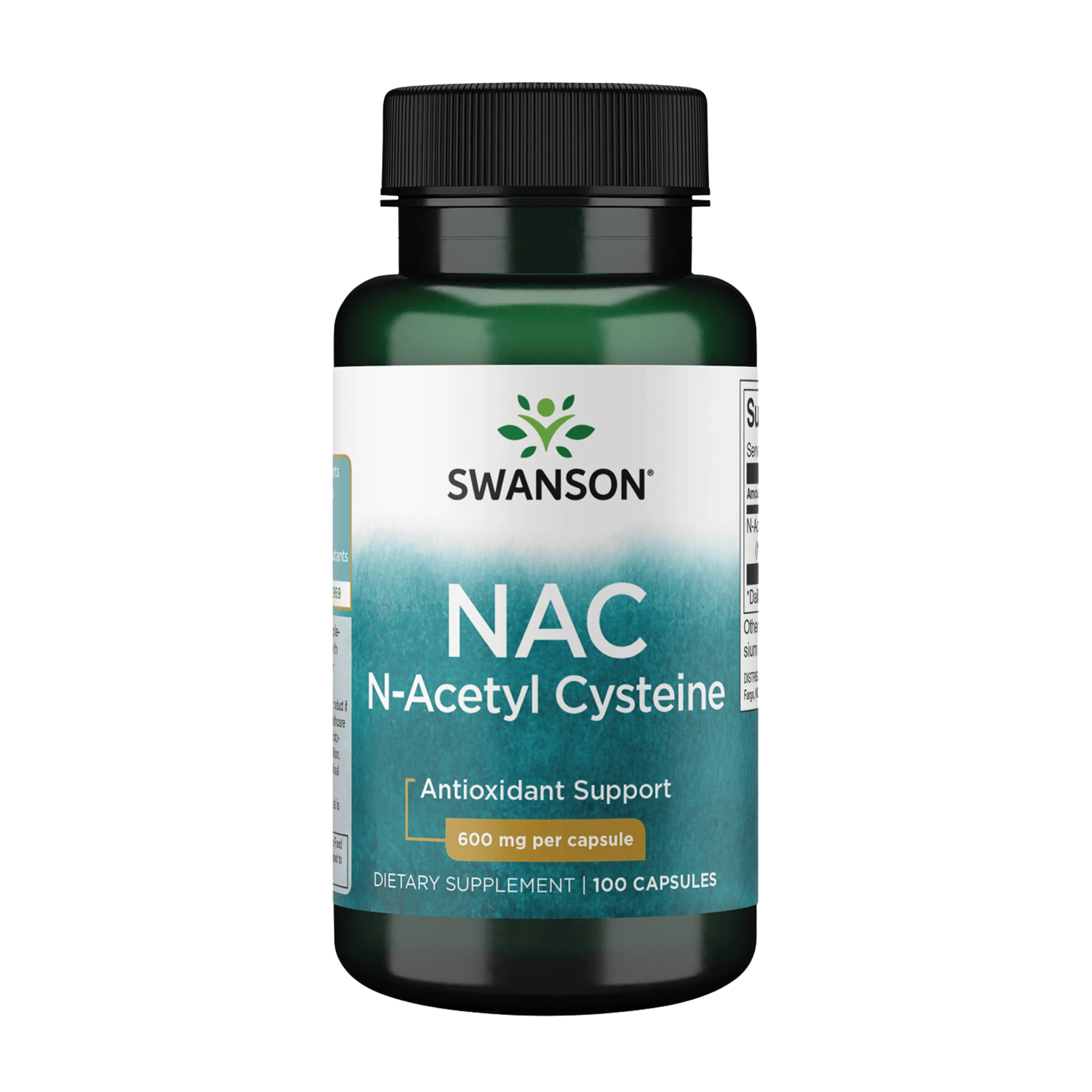 NAC N-Acetyl Cysteine 600 mg Vegan Caps