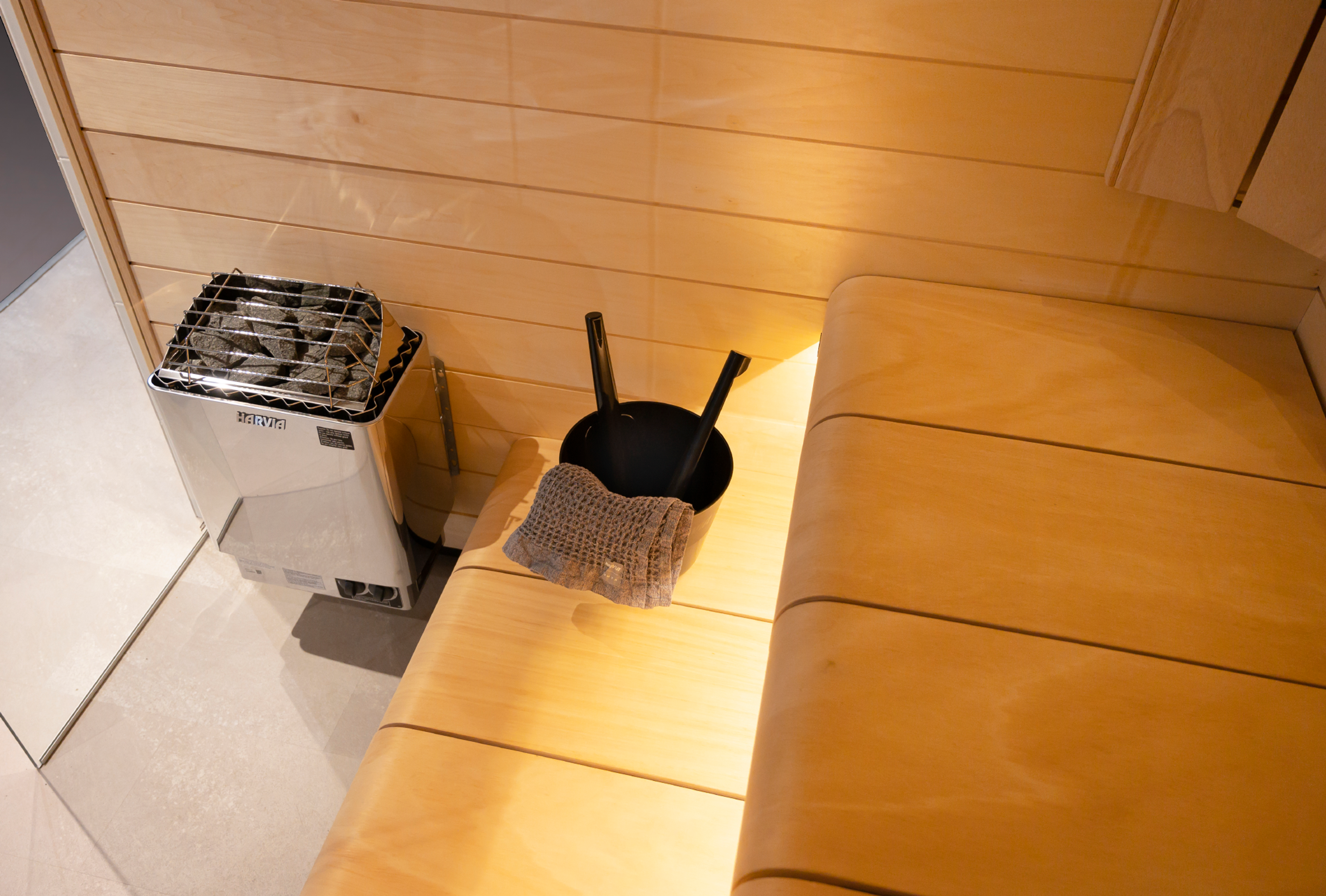 Harvia KIP 8kW Sauna Heater Package with Built-In Controls and Stones image 6