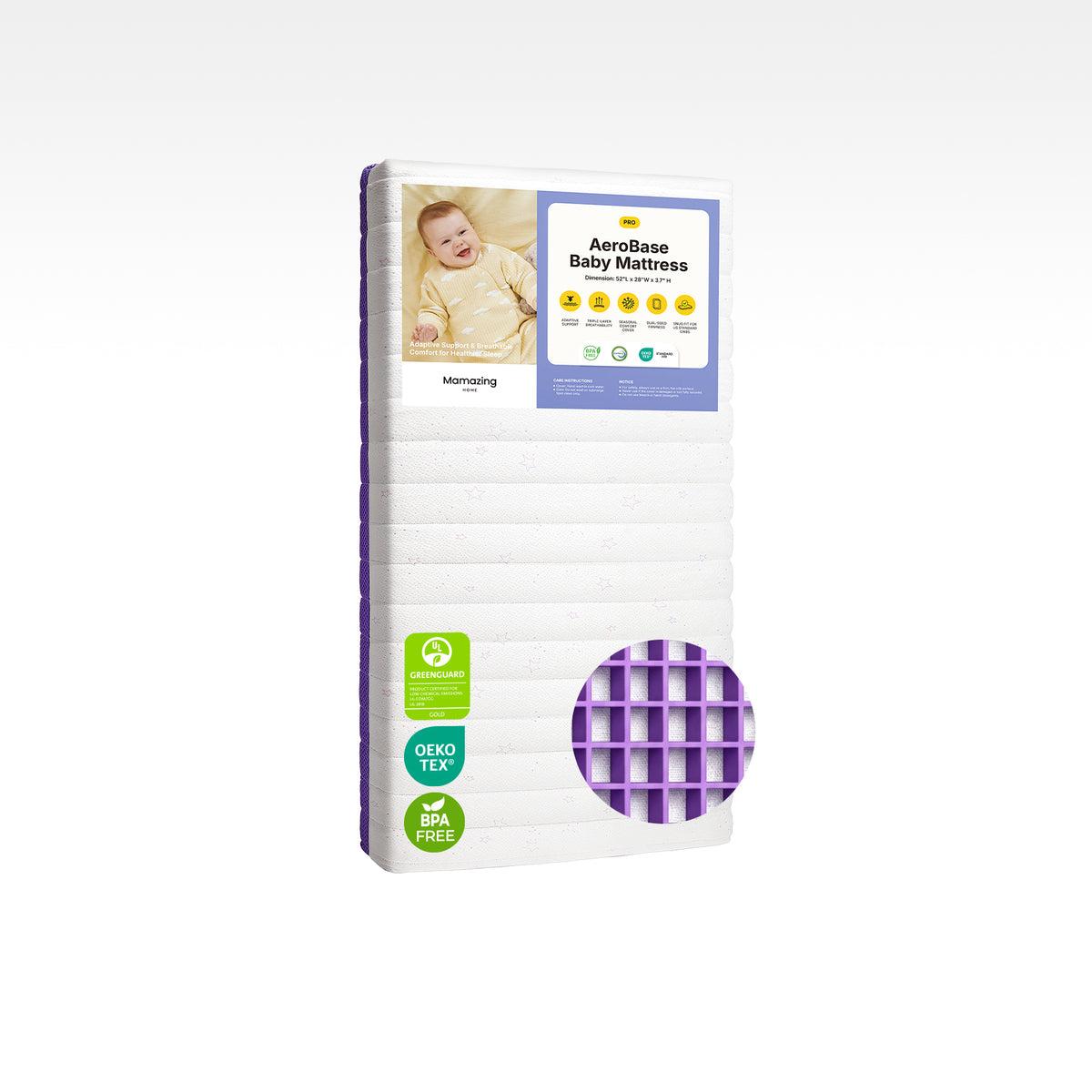 Aerobase Pro Breathable Mattress for Baby & Toddler