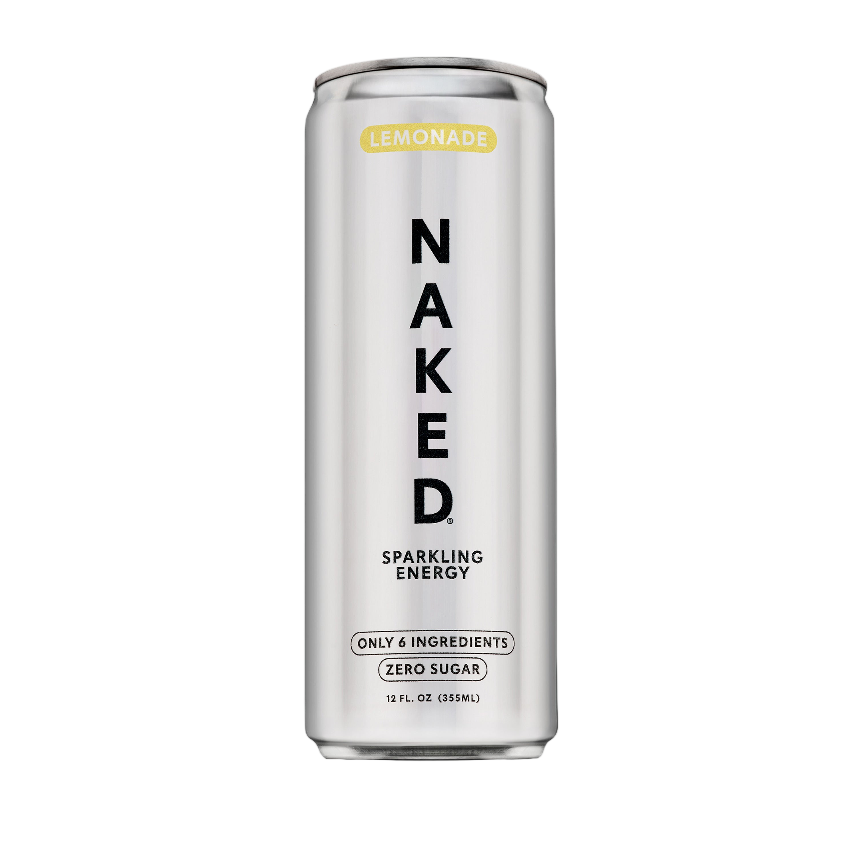 Can of Naked Sparkling Energy Lemonade drink