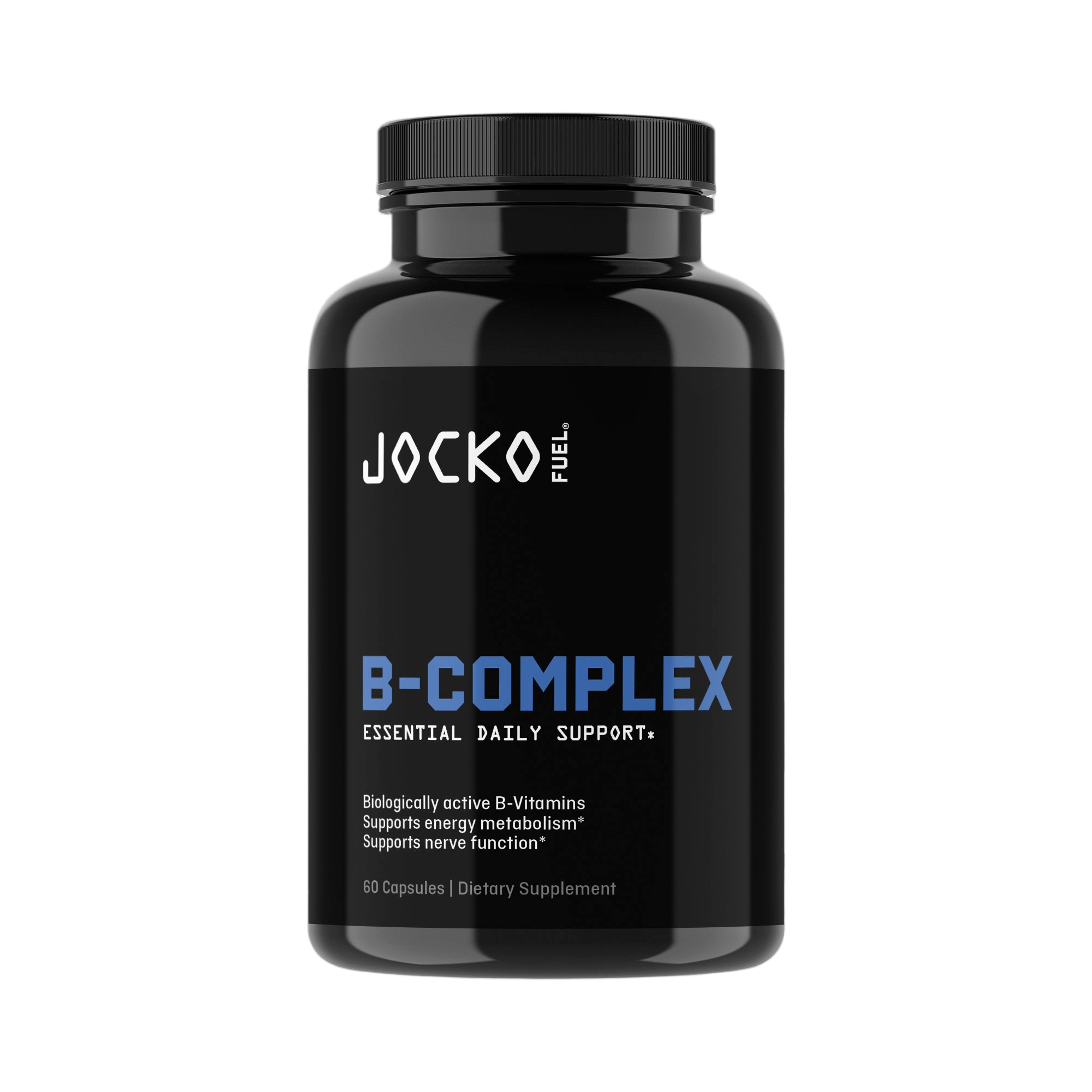 Front of Jocko Fuel Vitamin B-Complex bottle