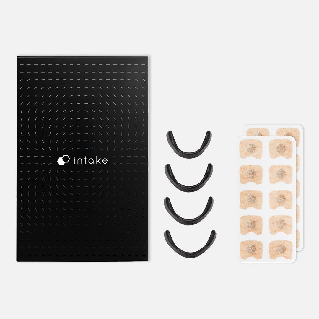 Product image for Intake Breathing Magnetic Nasal Strips Starter Kit in Black