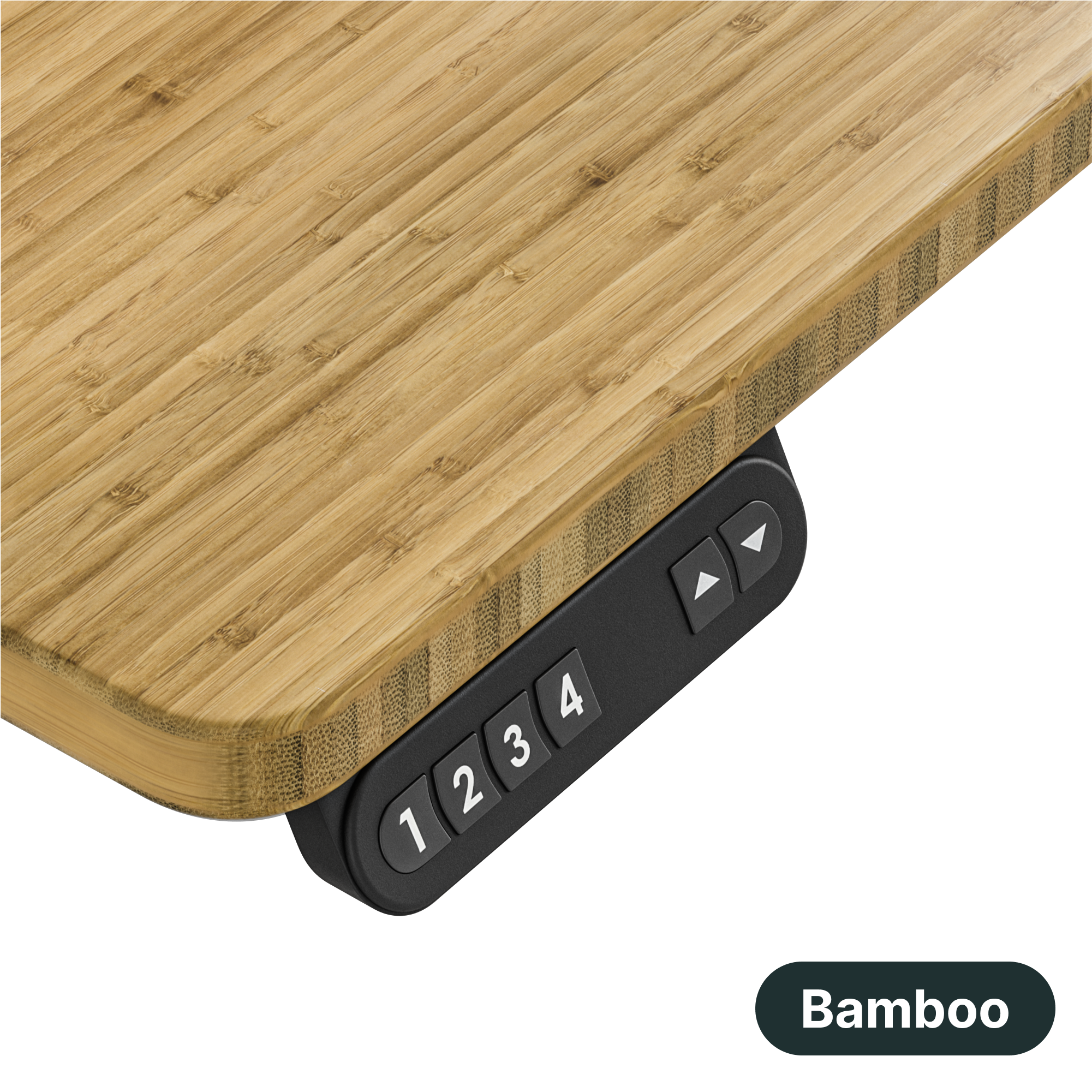Lowdesk Pro - Black / Bamboo / 60" x 30" lifestyle 3