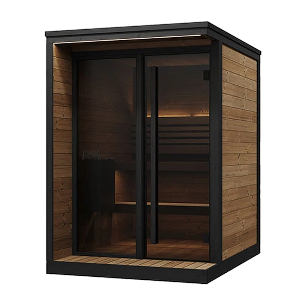 SaunaLife Garden GL4 Luxury Outdoor Home Sauna Kit | 4 Person Sauna