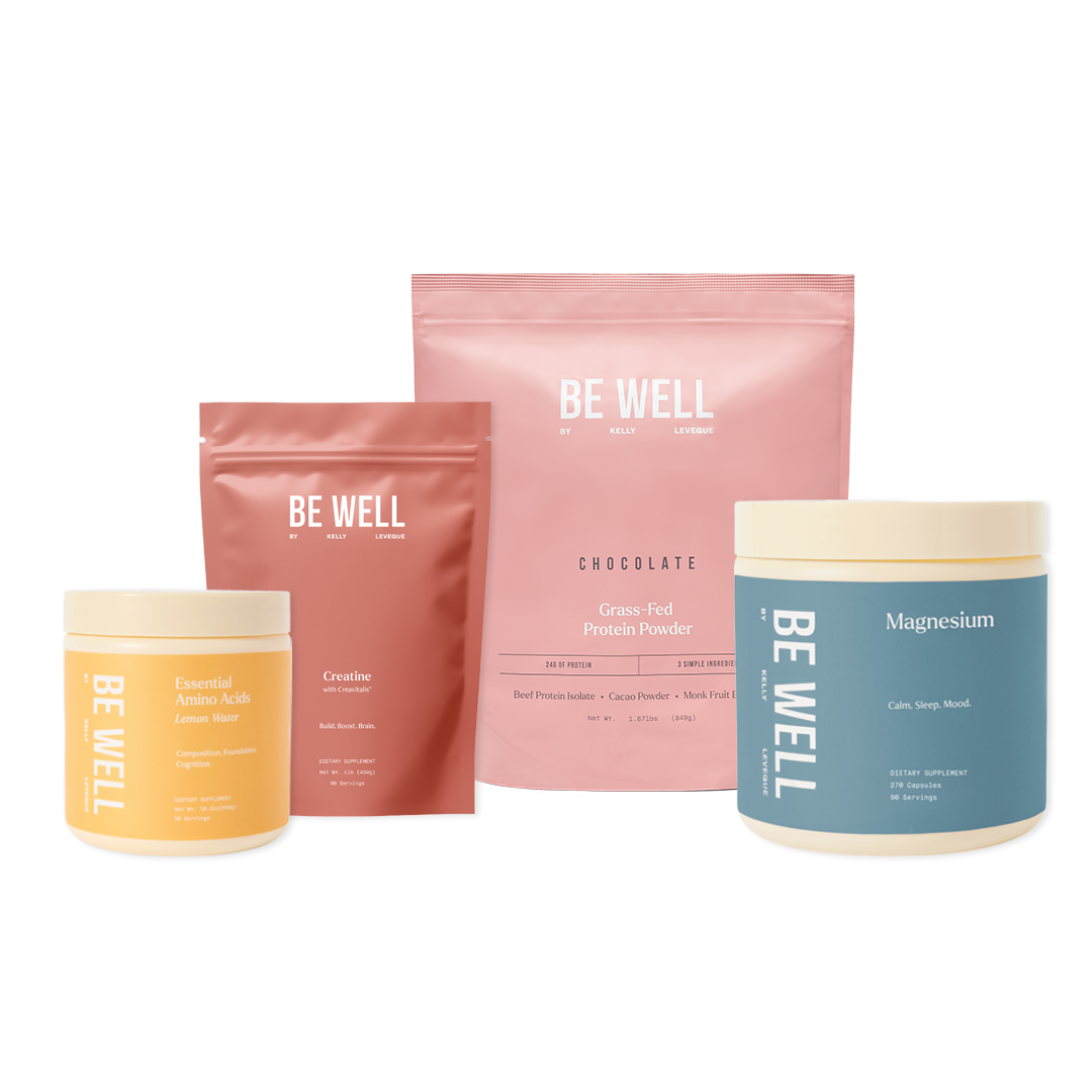 Chocolate Lovers Bundle products including protein, amino acids, creatine, and magnesium