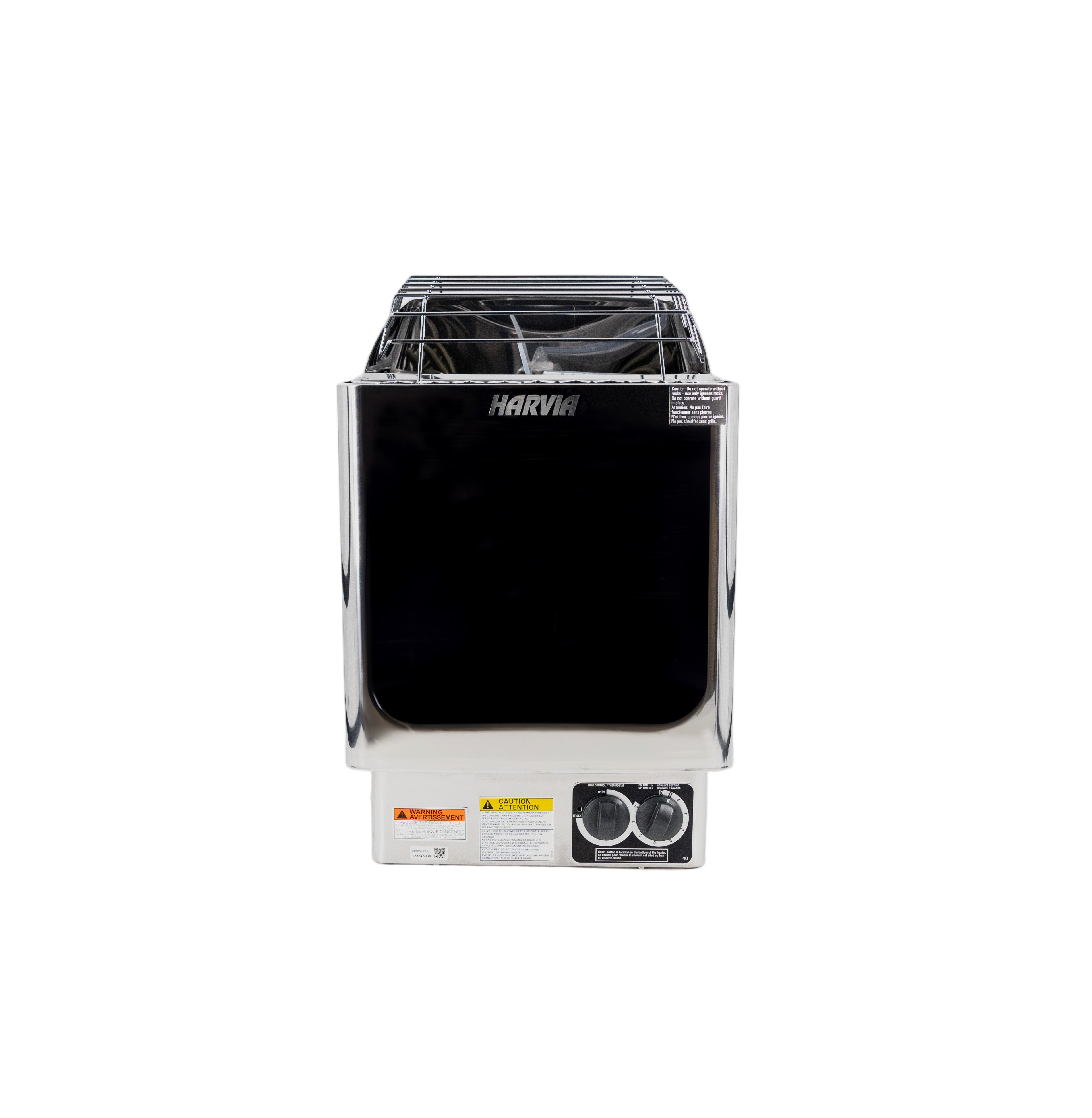 Harvia KIP 6kW Sauna Heater Package with Built-In Controls and Stones image 2