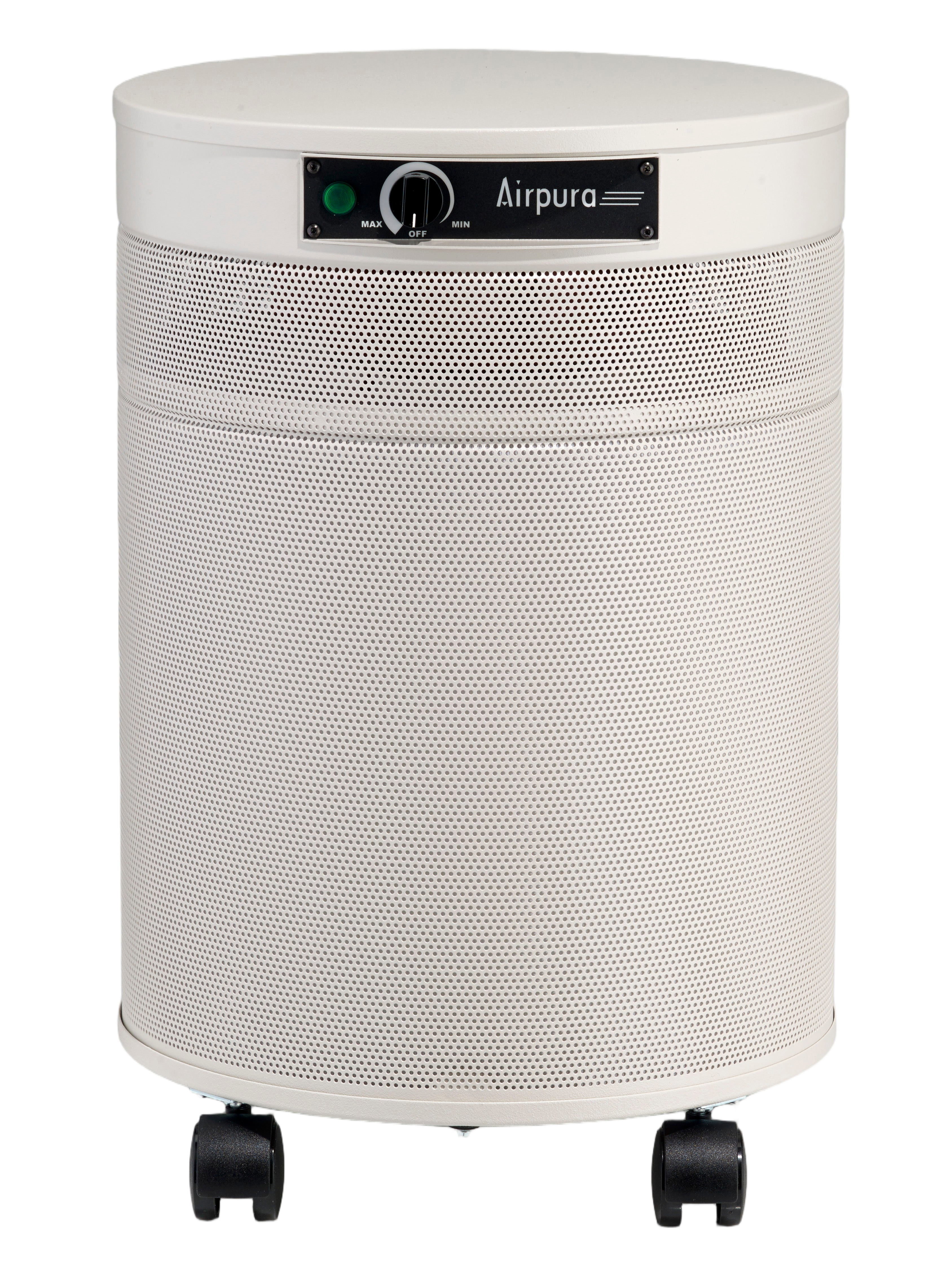 Airpura T600 air purifier in cream, front view