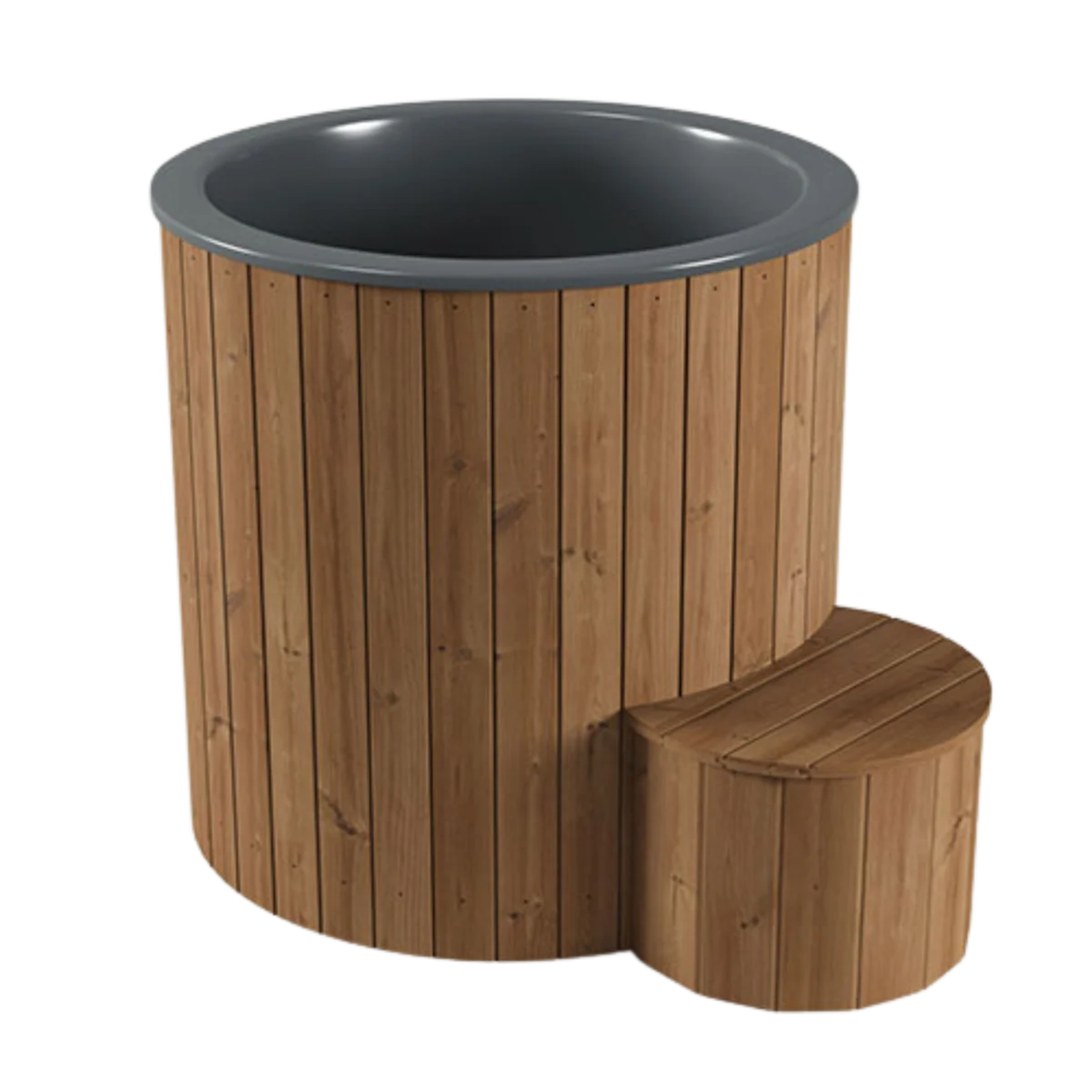Product image for SaunaLife S1 Cold/Hot Immersion Tub in Natural Thermo Pine