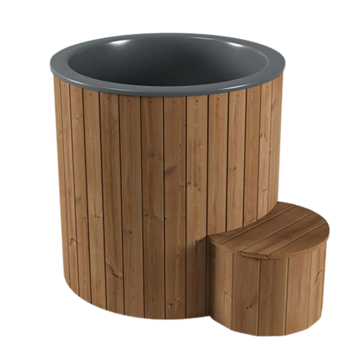 Product image for SaunaLife S1 Cold/Hot Immersion Tub in Natural Thermo Pine
