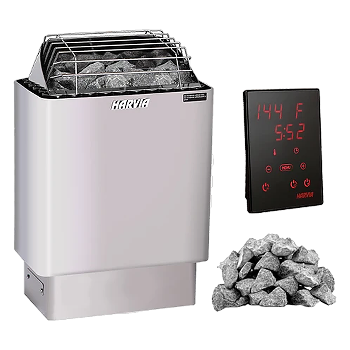 Harvia KIP60W 6kW 240V Electric Sauna Heater - Black Package