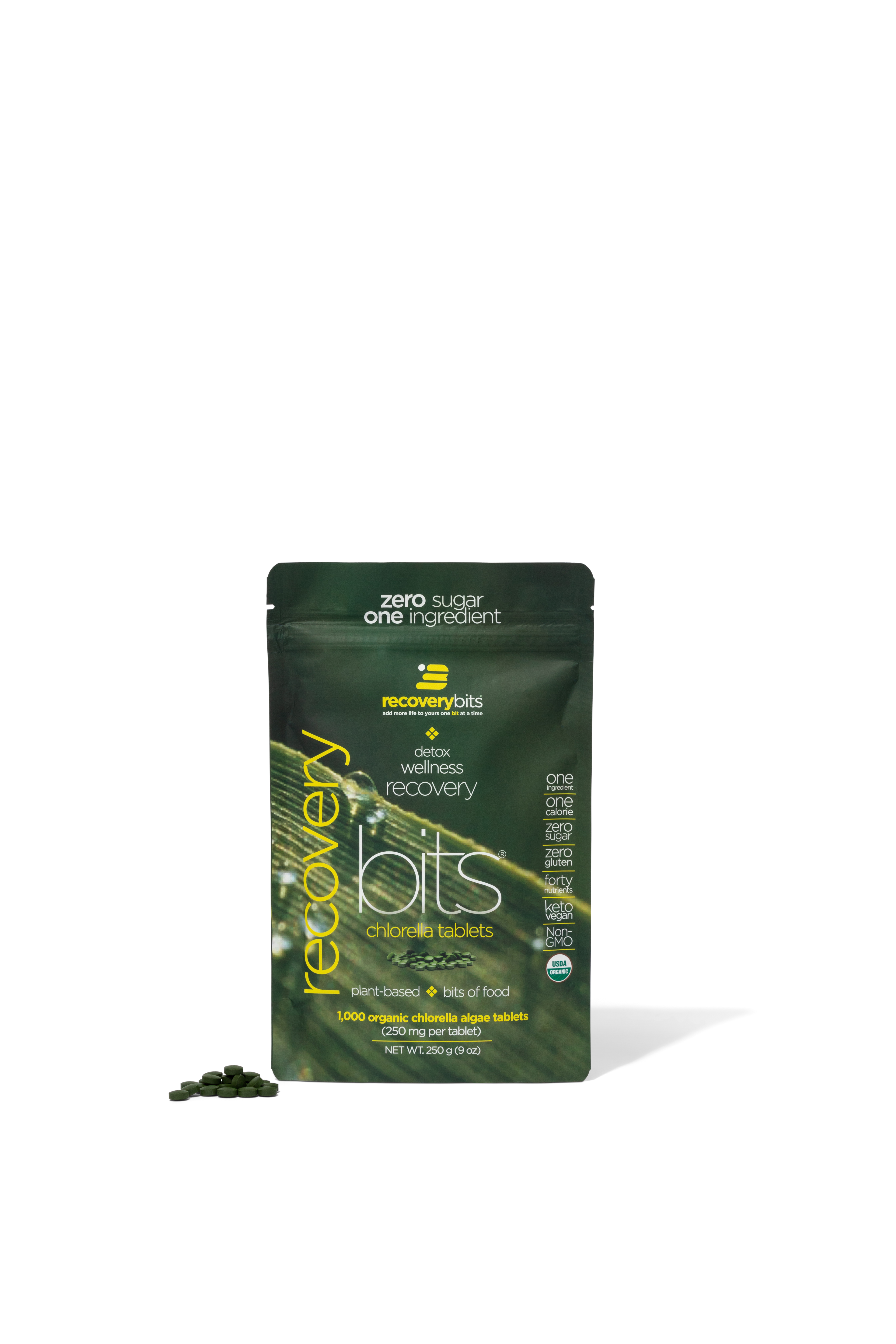 RECOVERYbits® Chlorella Tablets | Large Bag