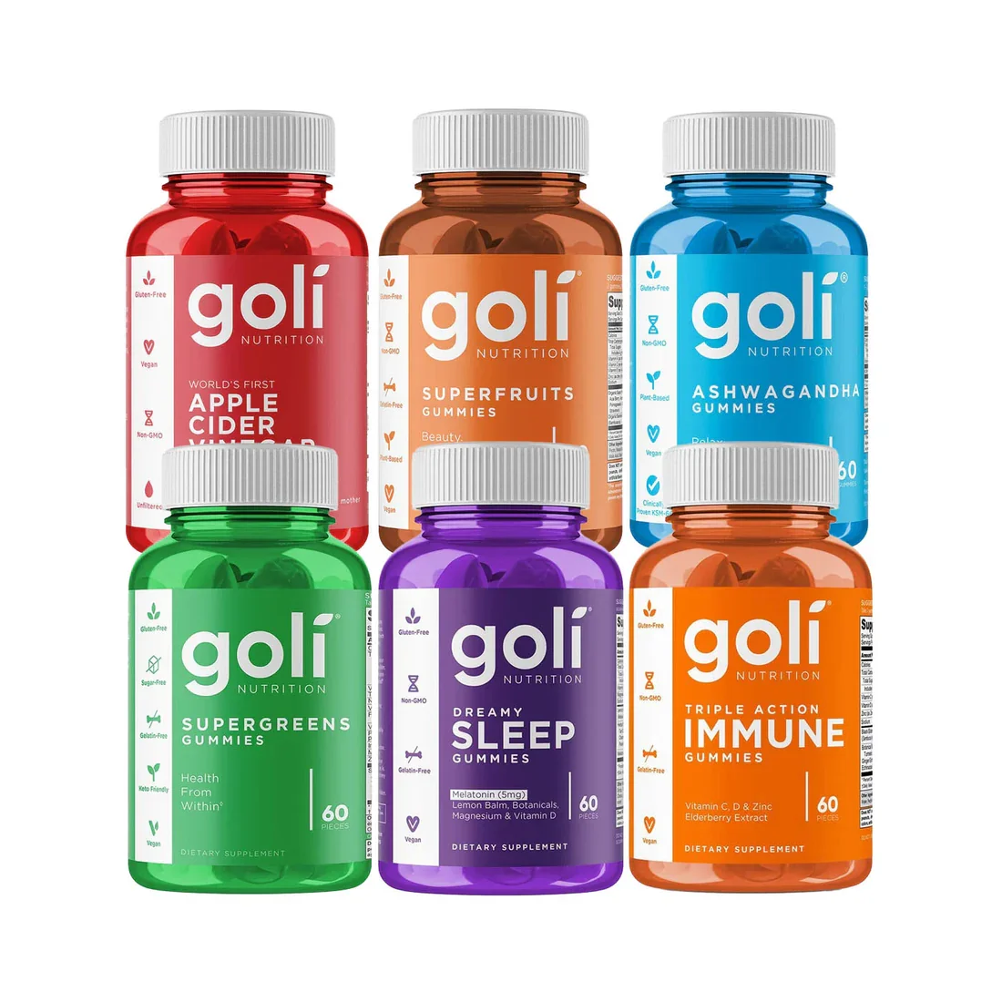 can i take glutathione and apple cider vinegar together Pharmalynk Marketplace Goli® Nutrition Gummies Mixed Bundle Pack - HSA/FSA  Eligible