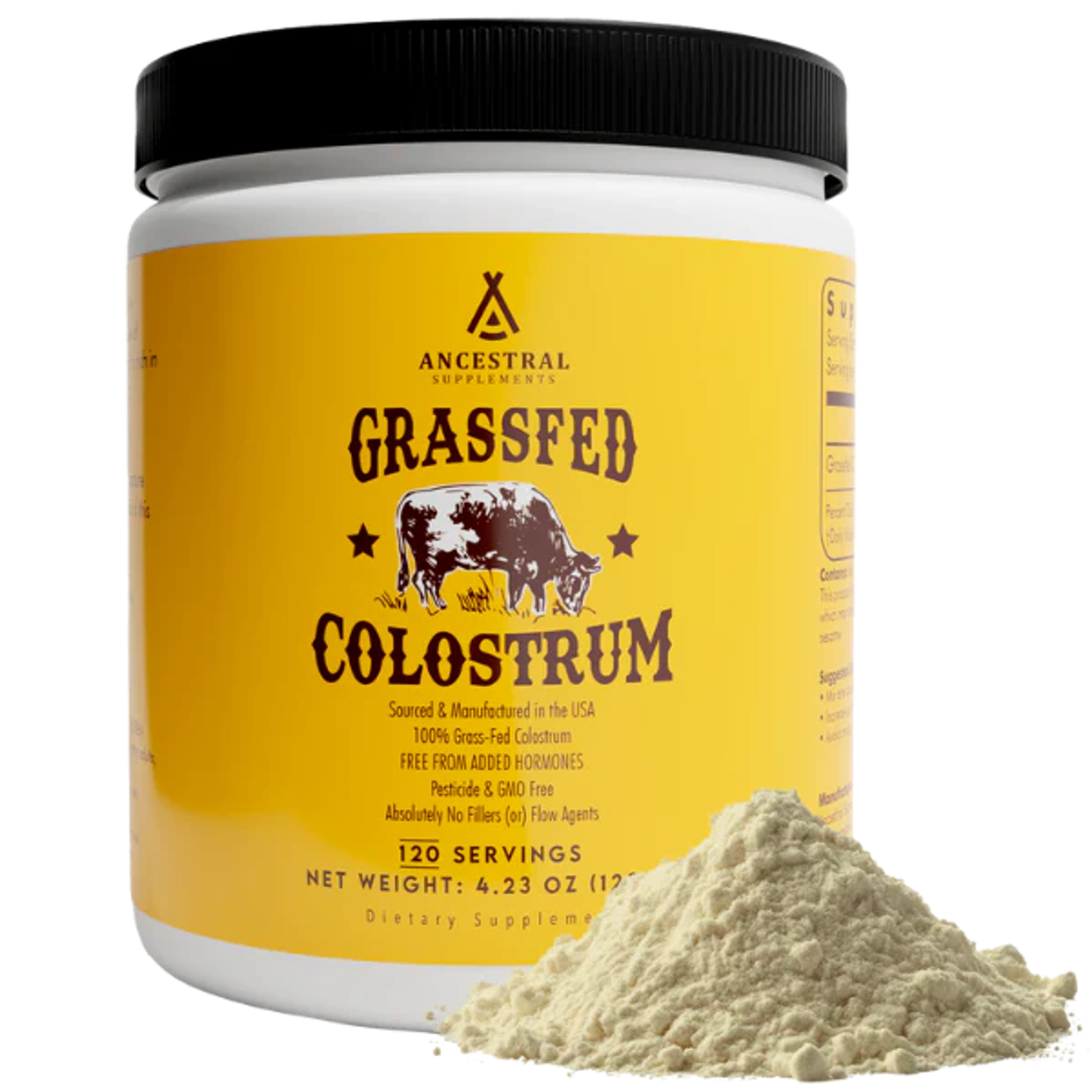 Grass Fed Beef Colostrum Jar