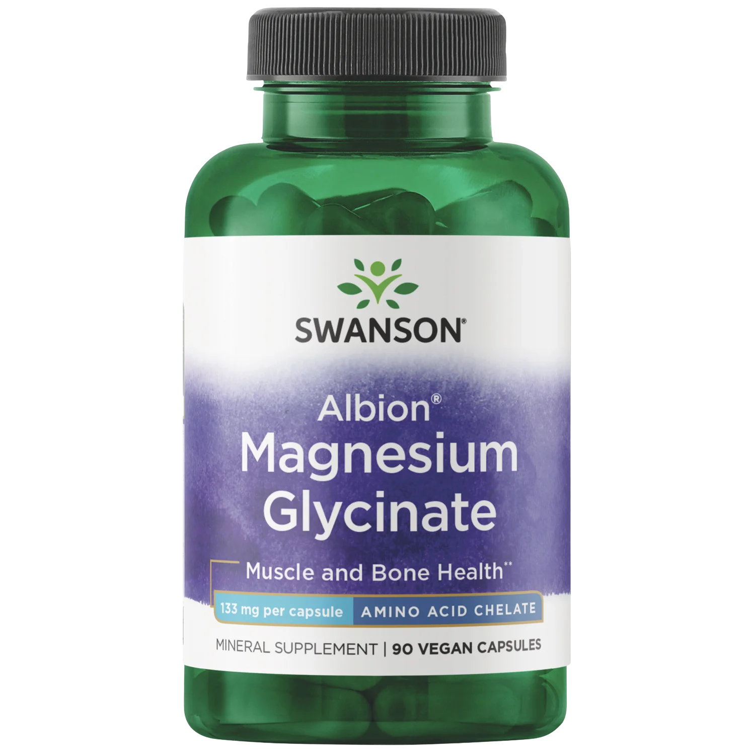 Product image for Albion Magnesium Glycinate, Vegan Caps