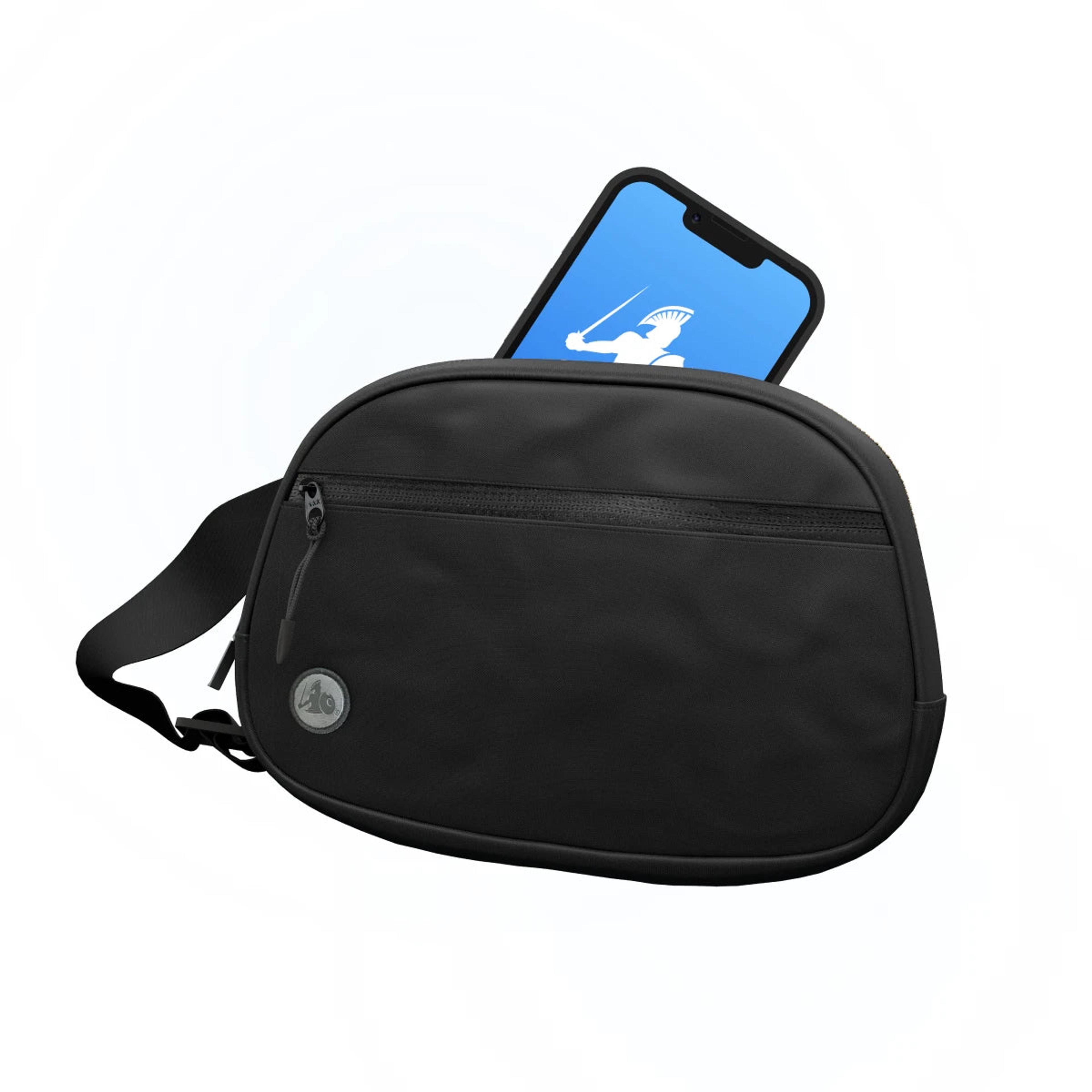 Product image for EMF Radiation Blocking Hip Bag / Fanny Pack in Black