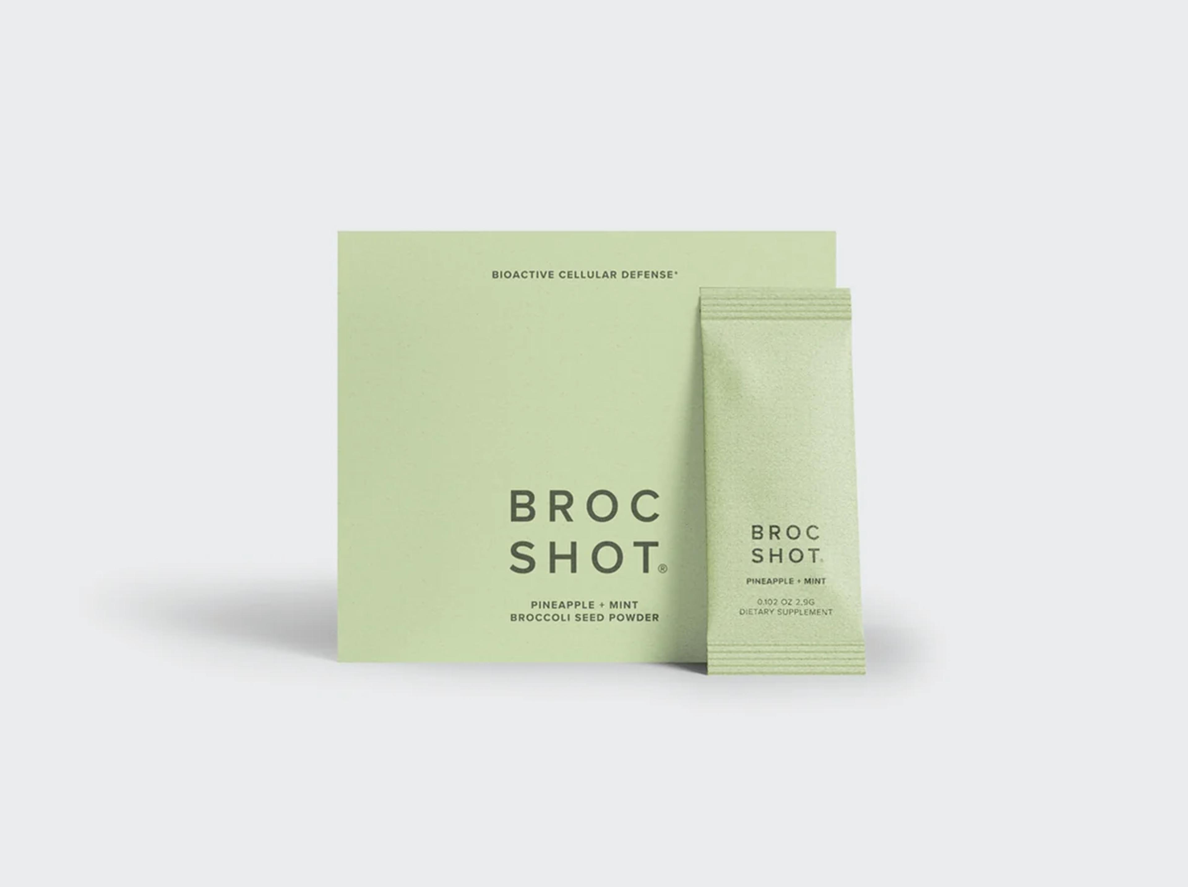 Pineapple + Mint Broc Shot - Try Once