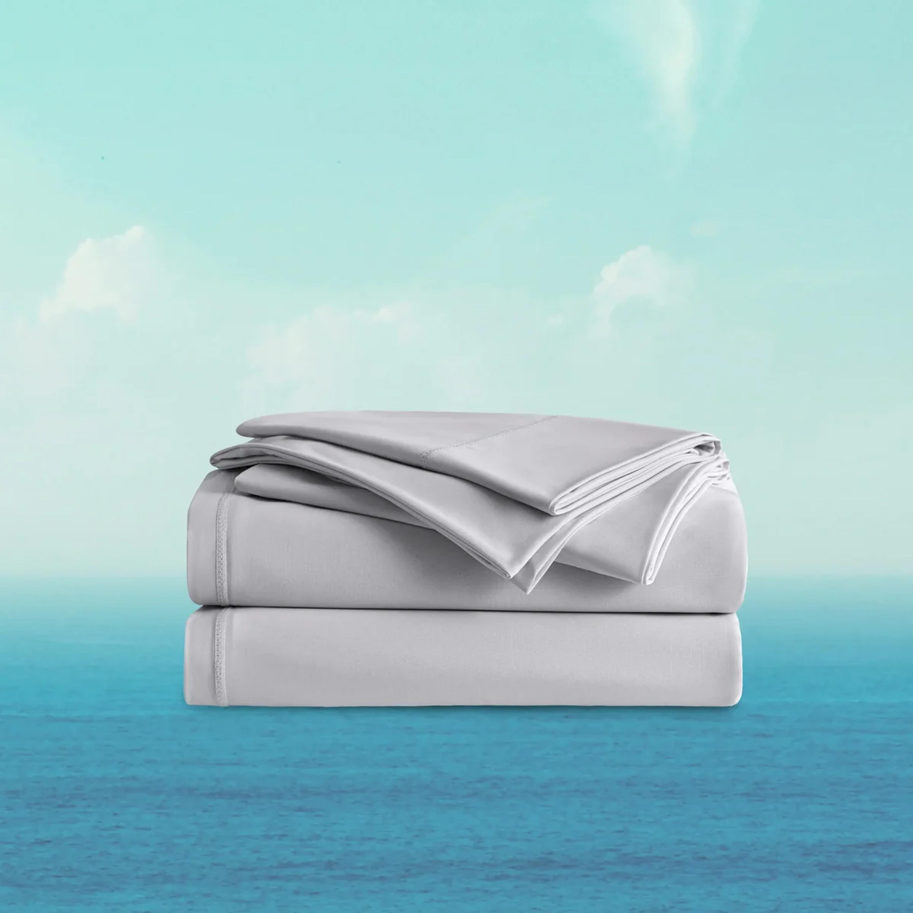 Breescape® Cooling Sheet Set in Misty Grey
