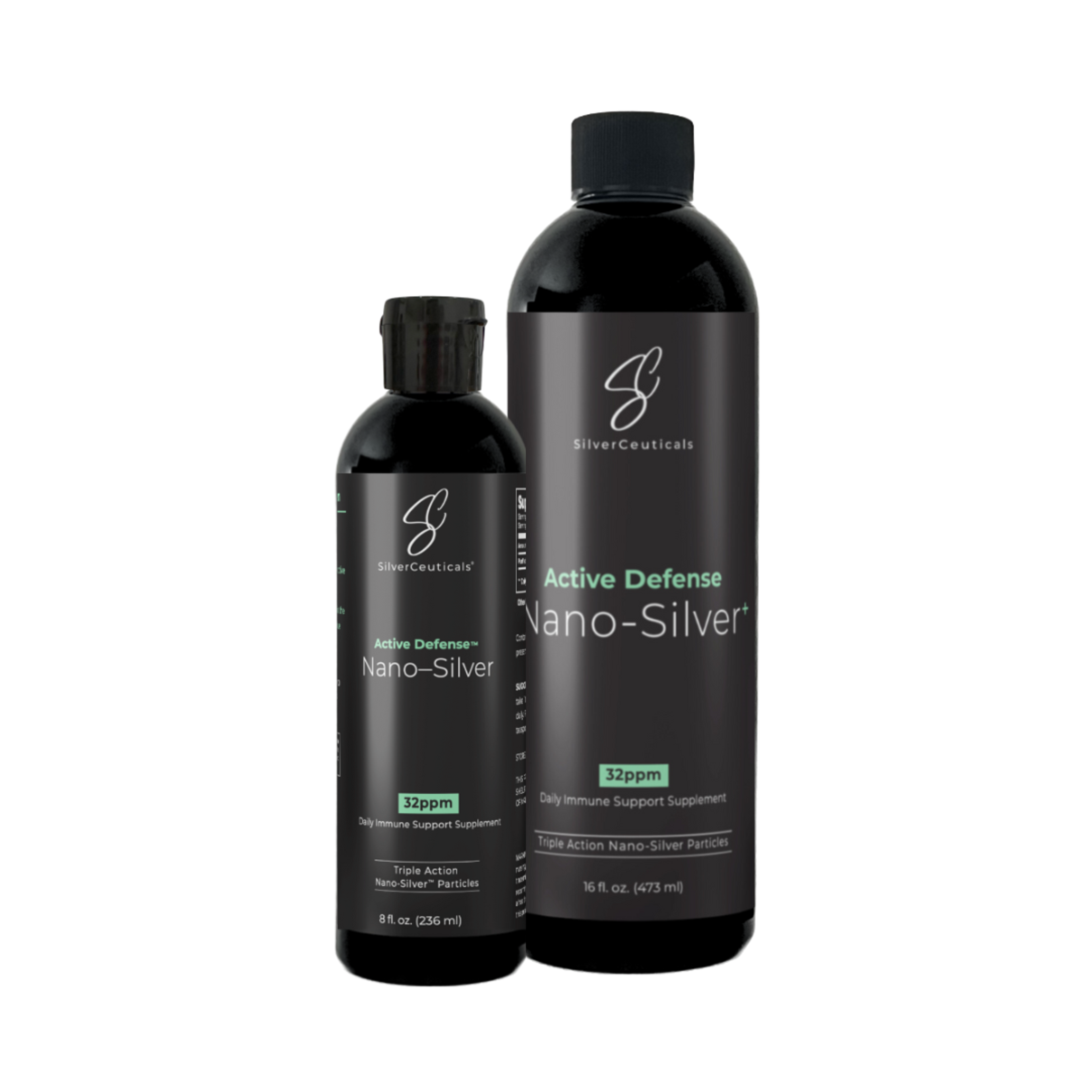 Active Defense Nano Silver+ Immune Support - 32ppm - 16oz