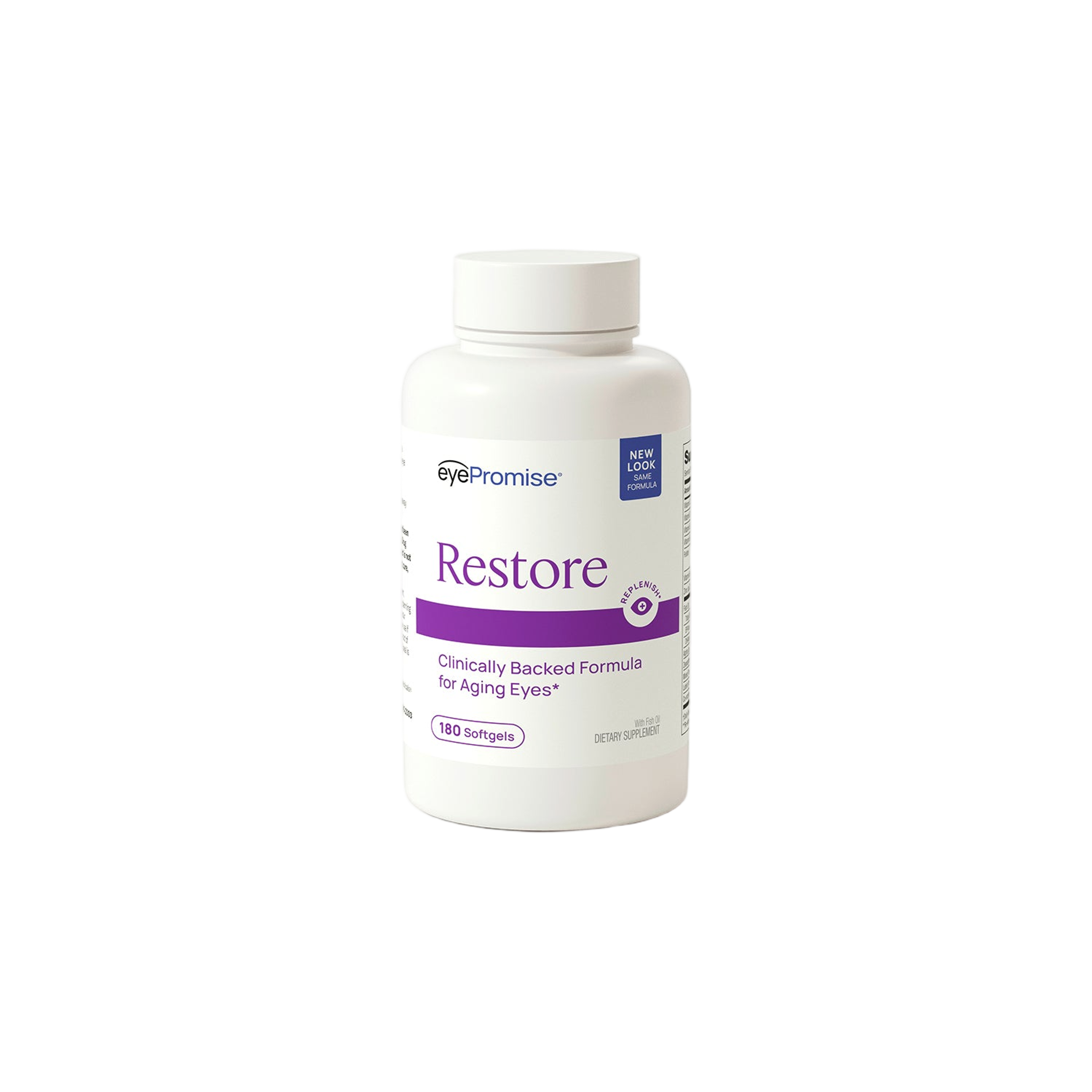Bottle of EyePromise Restore supplement