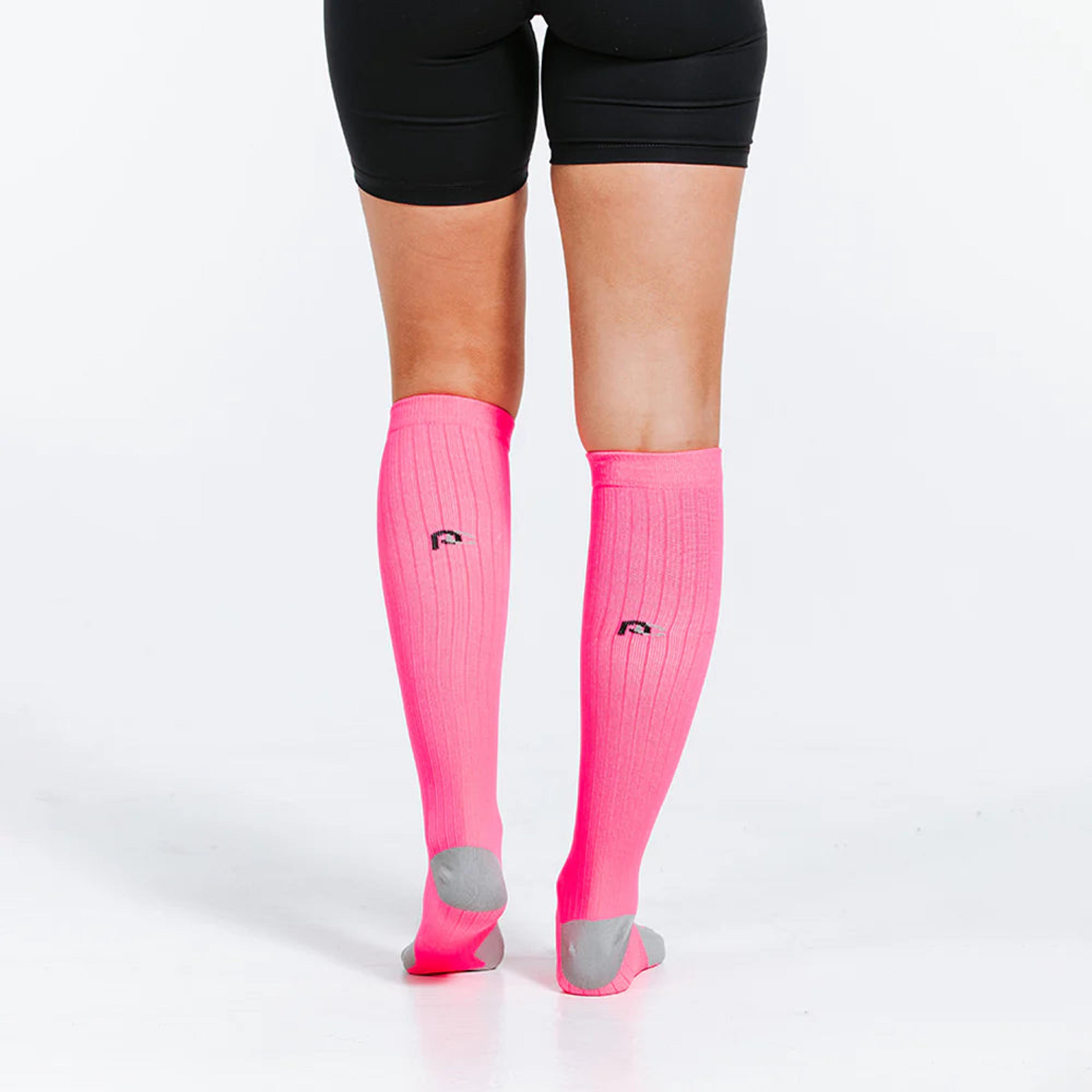Marathon Compression Sock - Neon Pink image 6