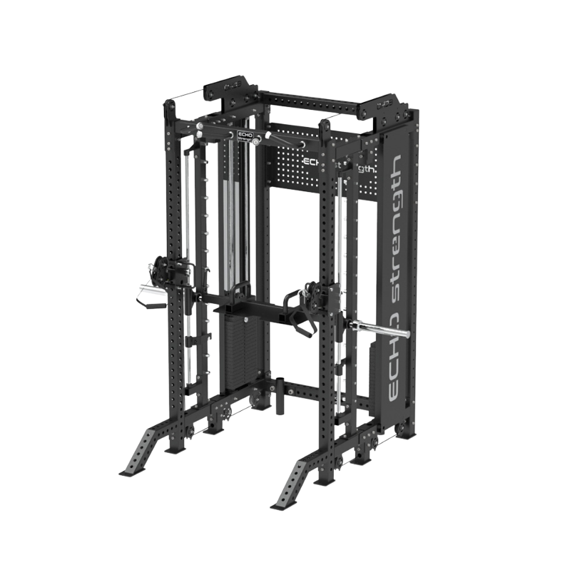 Black ECHO Strength functional trainer and Smith machine.