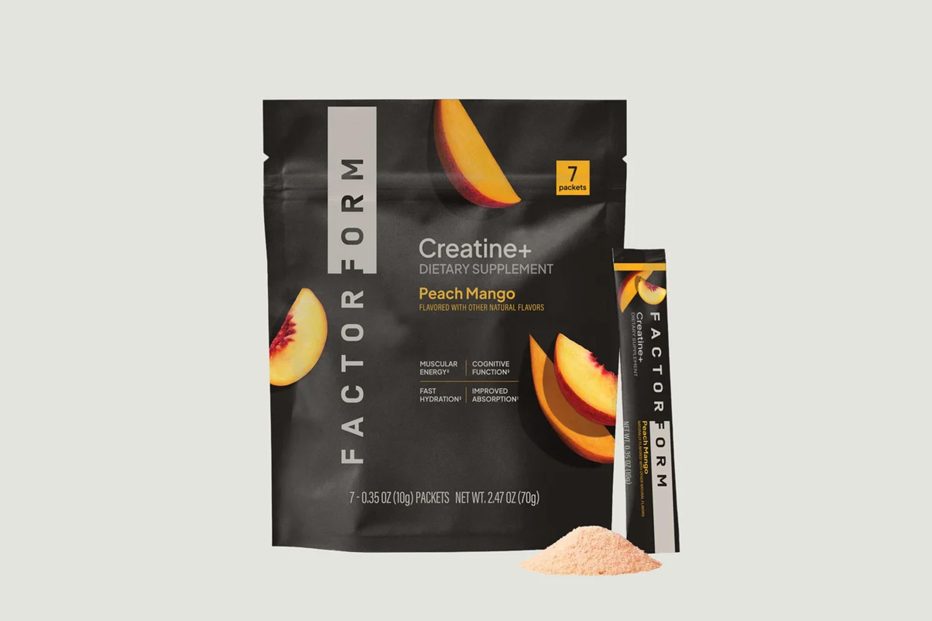 Product image for Creatine + Electrolytes in Peach Mango - 7ct Travel Packs