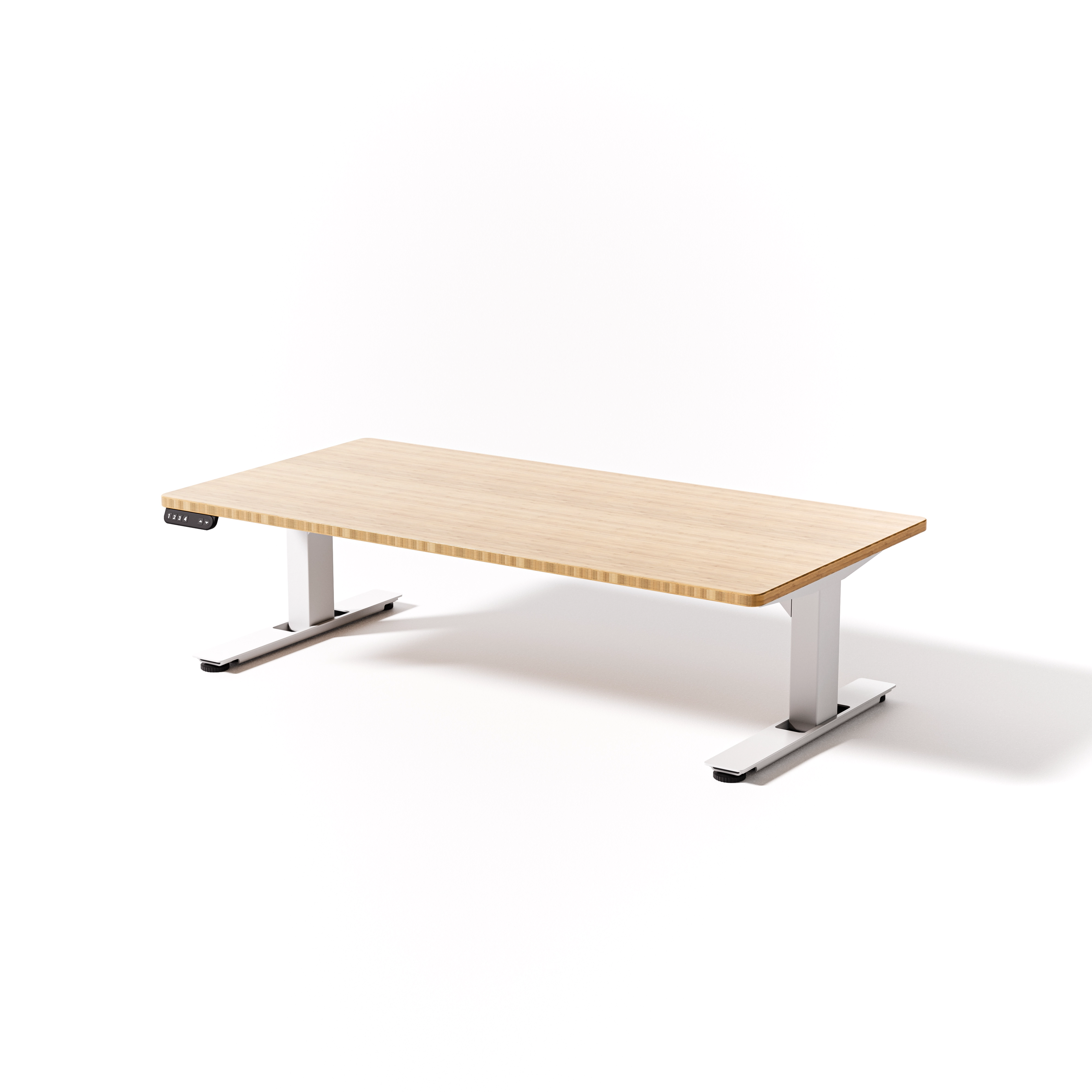 Lowdesk Pro - Black / Bamboo / 60" x 30" lifestyle 1