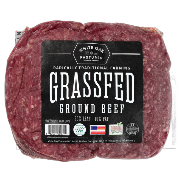 Grassfed Ground Beef, 90/10