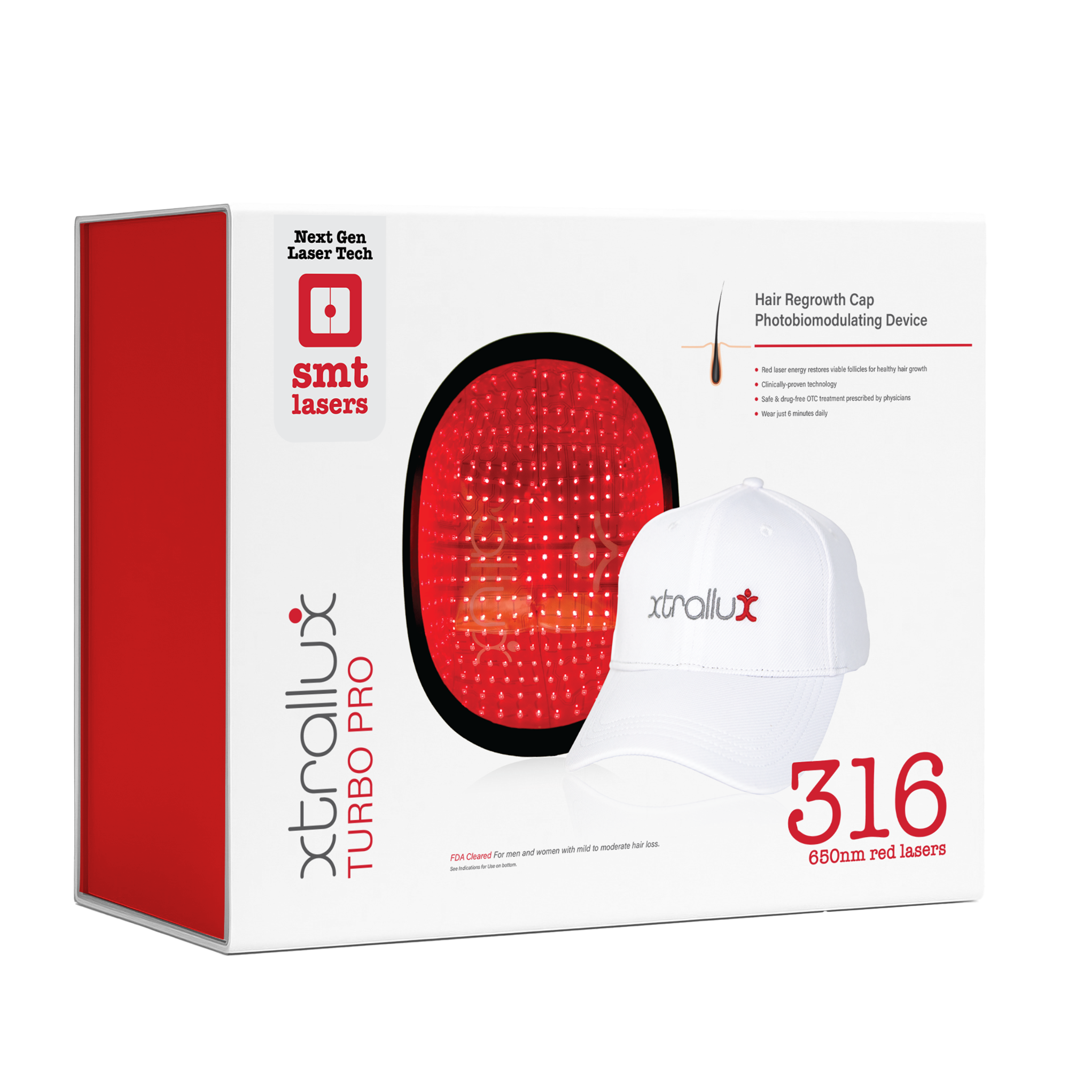 Xtrallux TurboPro (316) Hair Regrowth Laser Cap