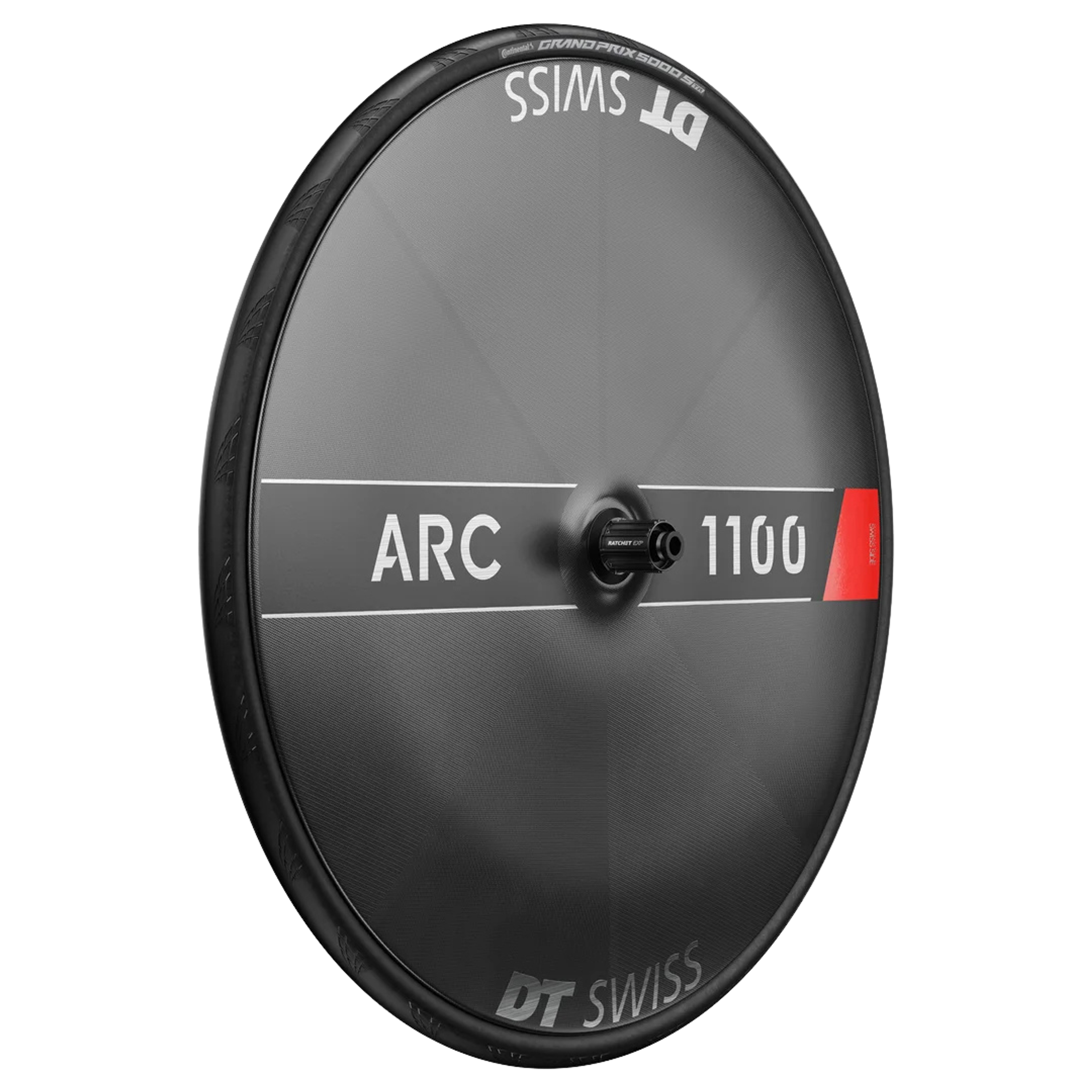 DT Swiss ARC 1100 DiCut Aero Disc Rear Wheel - 700, 12 x 142mm, Centerlock, HG 11 Road/XDR, Black