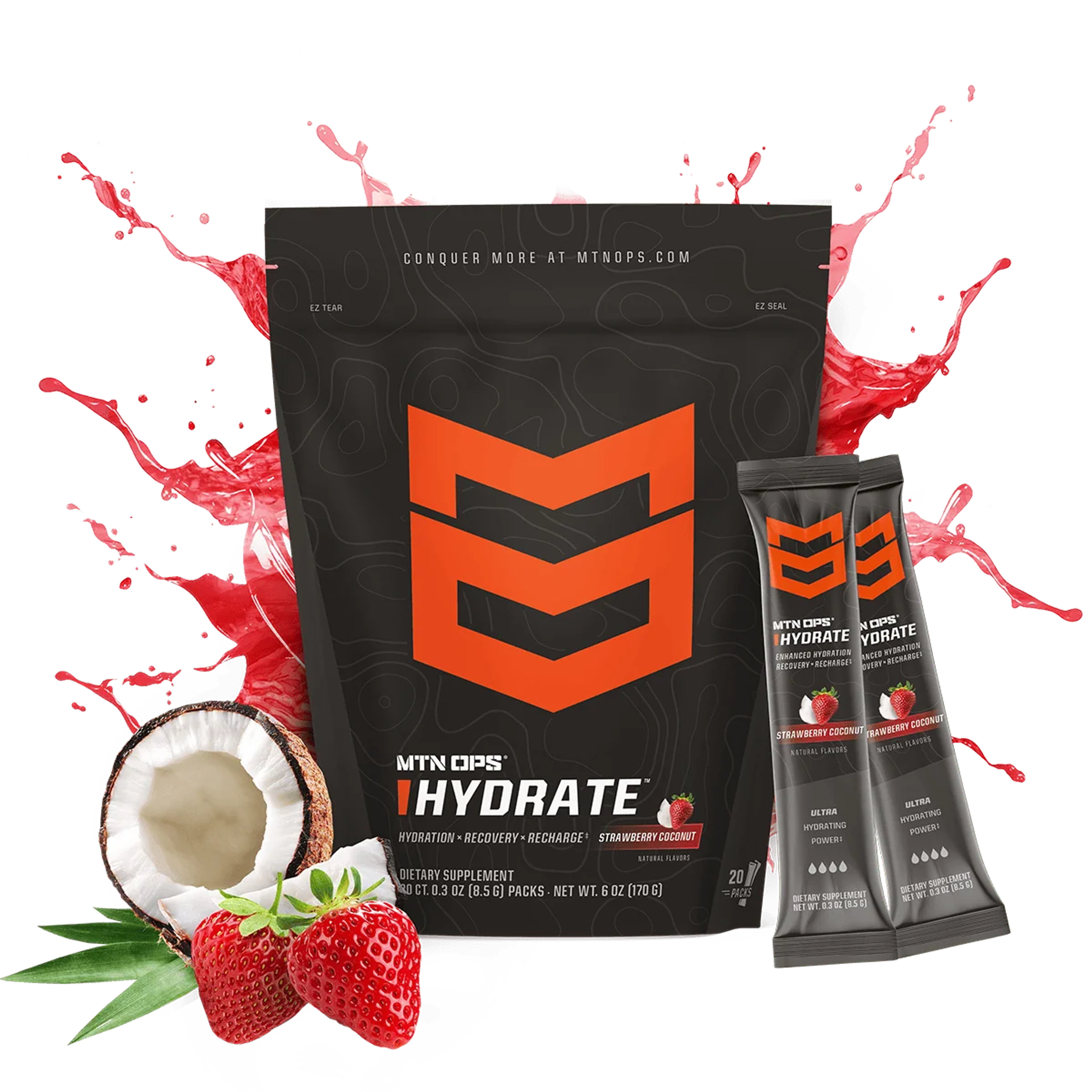 Product image for MTN OPS HYDRATE - Summit Surge in Strawberry Coconut