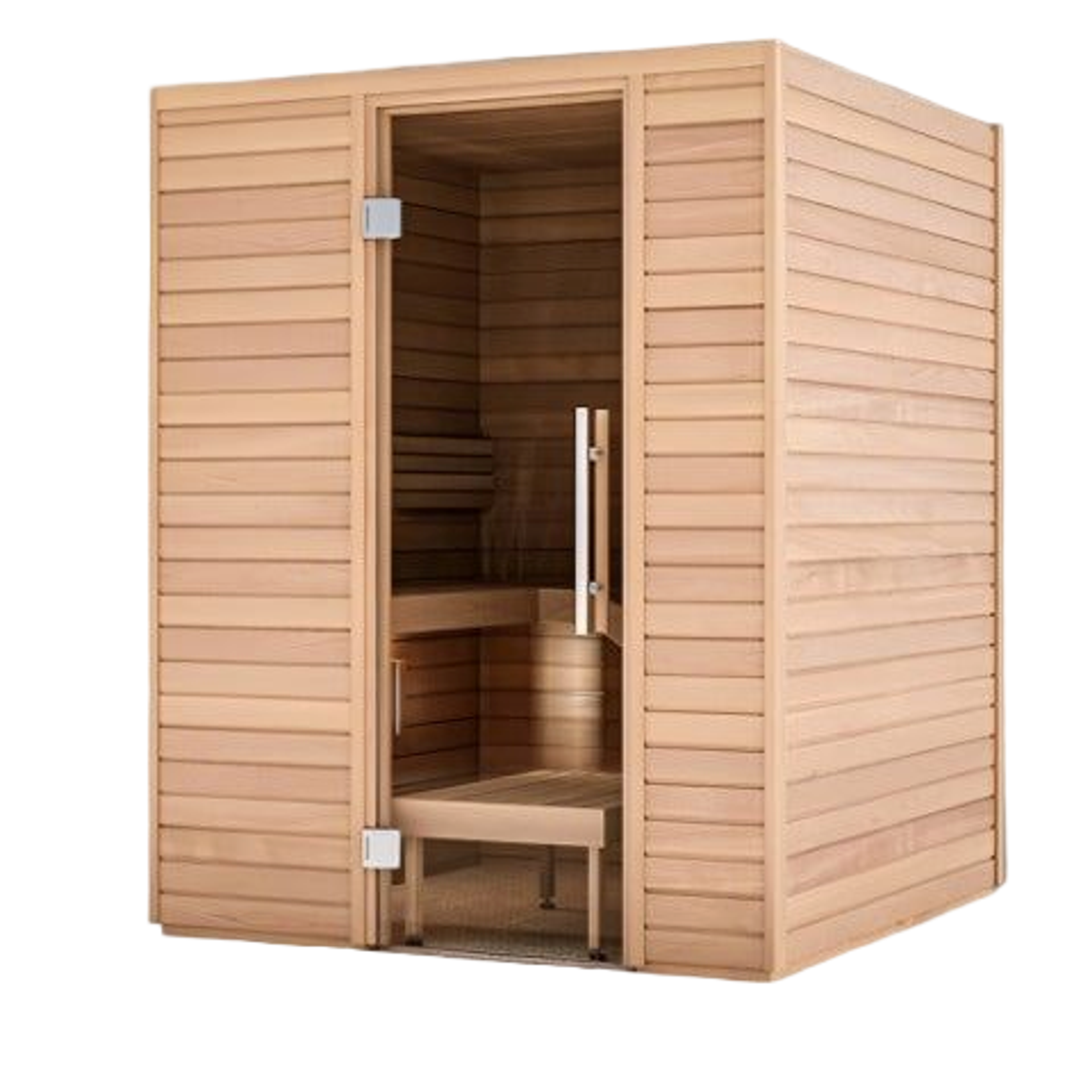 Baia DIY sauna kit shown at an angle