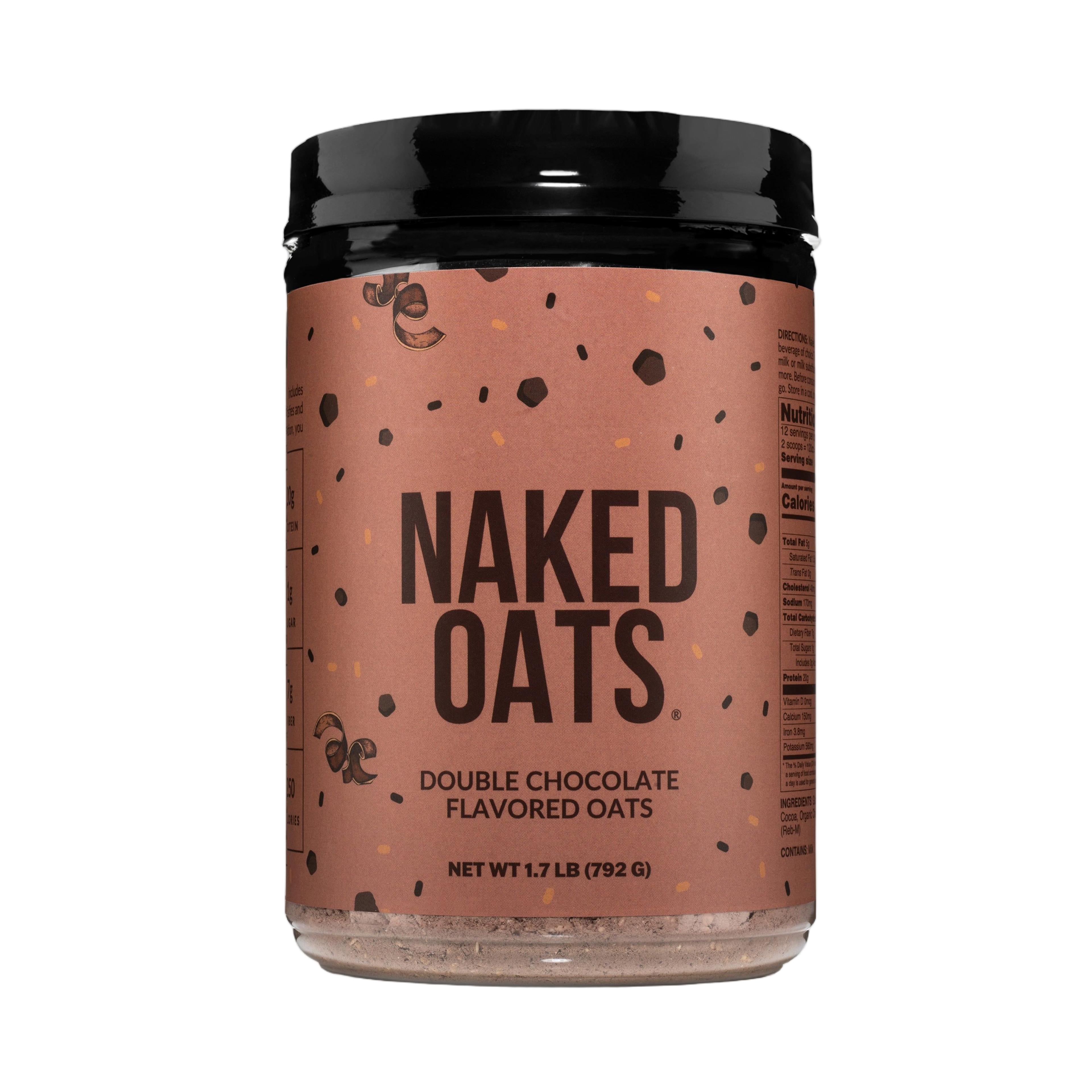 Bag of Naked Oats Double Chocolate protein oats
