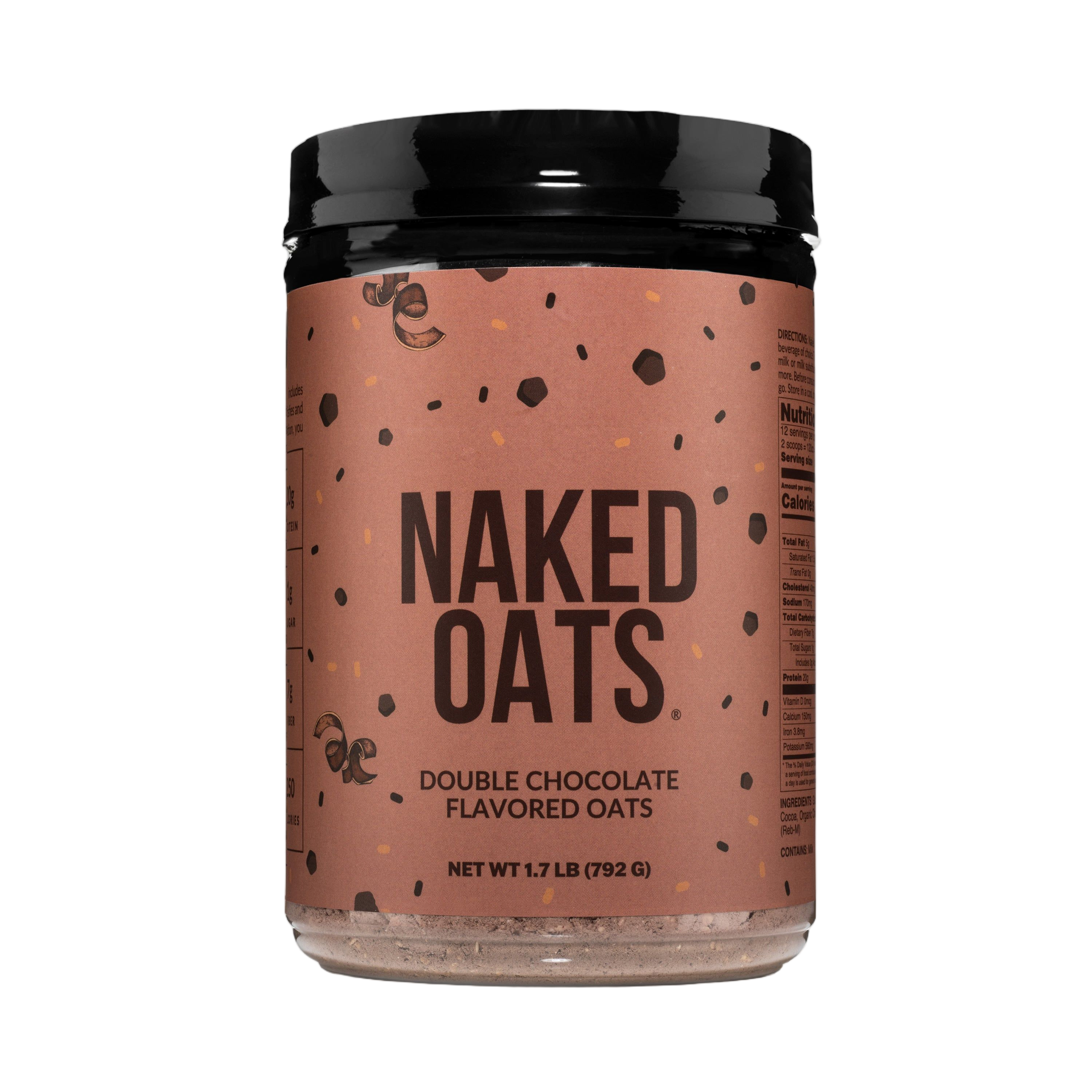 Bag of Naked Oats Double Chocolate protein oats