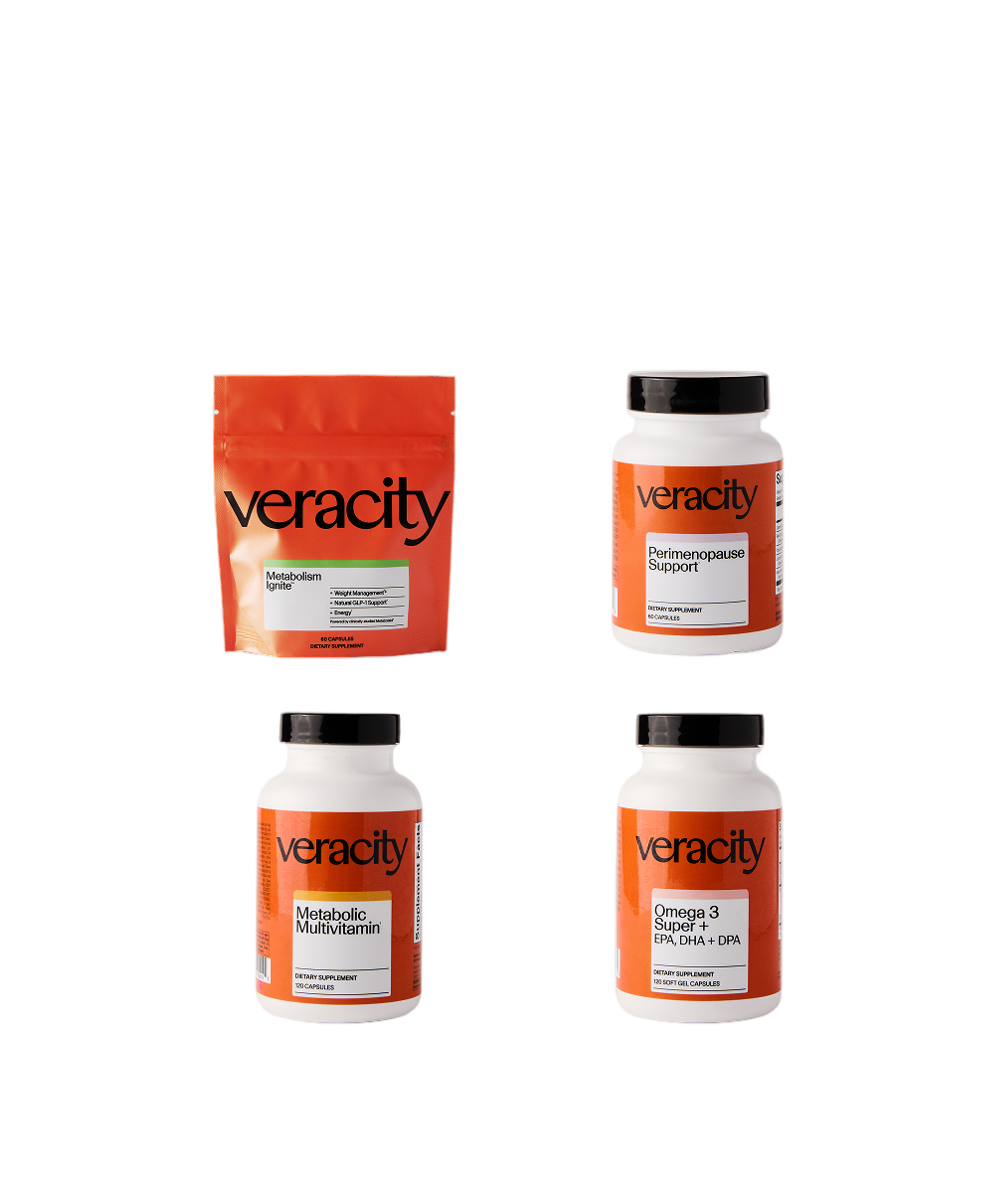 Perimenopause Protocol supplement bottles product packaging