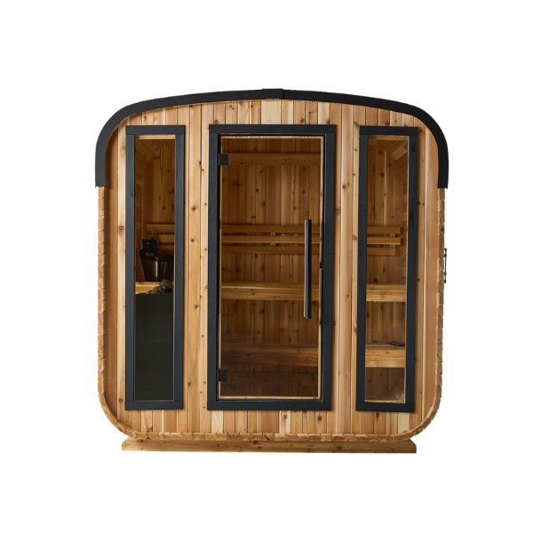 Almost Heaven Saunas – BlackWater 4 Person Cube Sauna