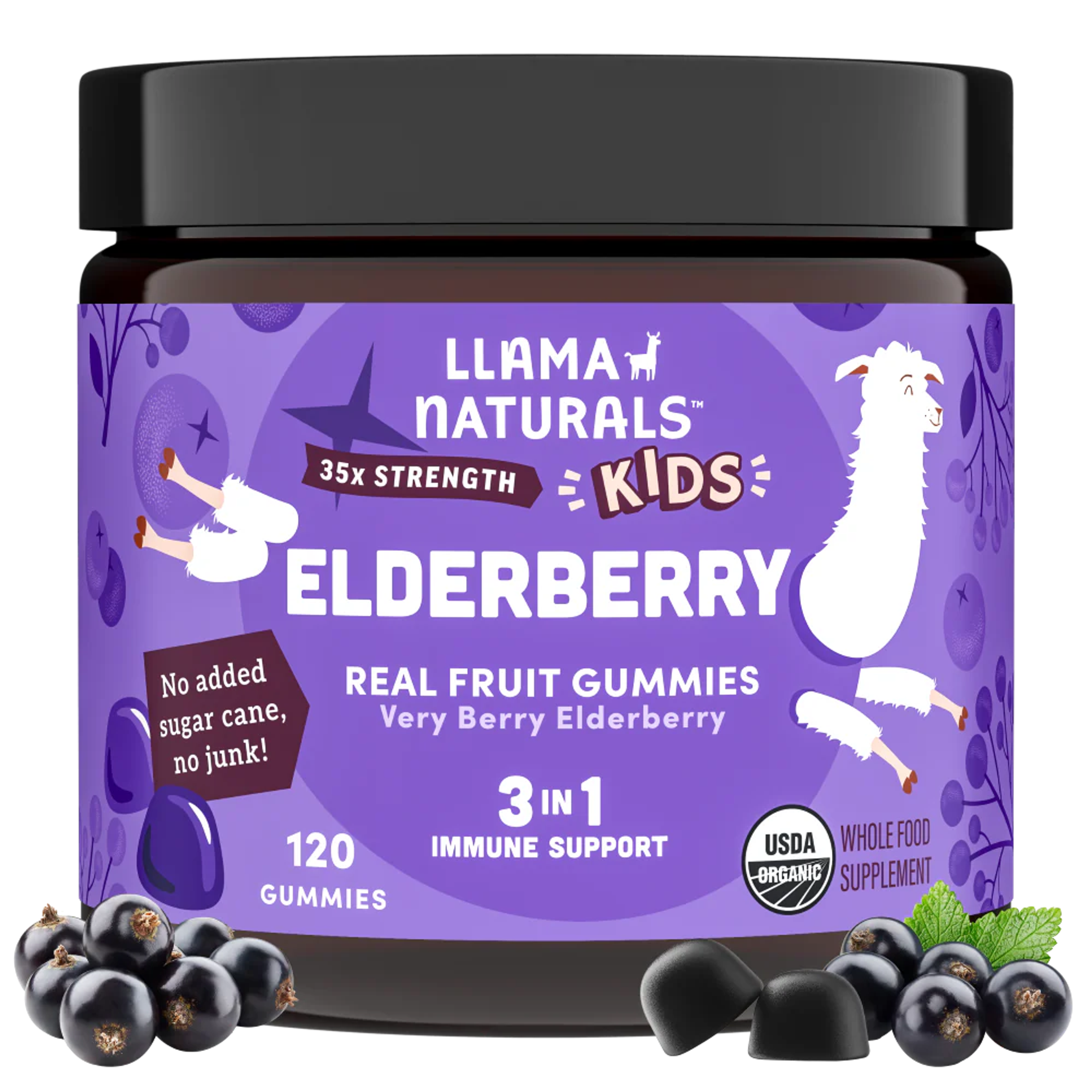 Kids Elderberry Immunity (Organic) - 120 Count