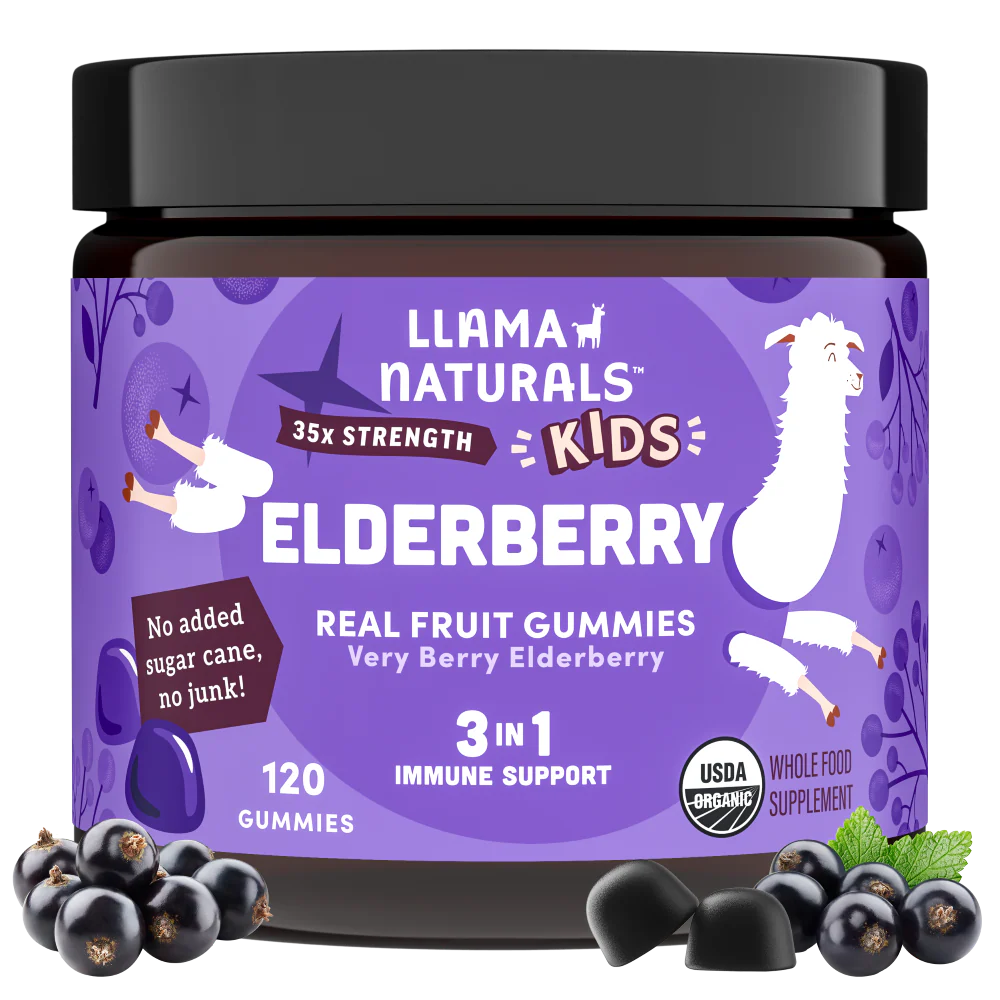 Kids Elderberry Immunity (Organic) - 120 Count