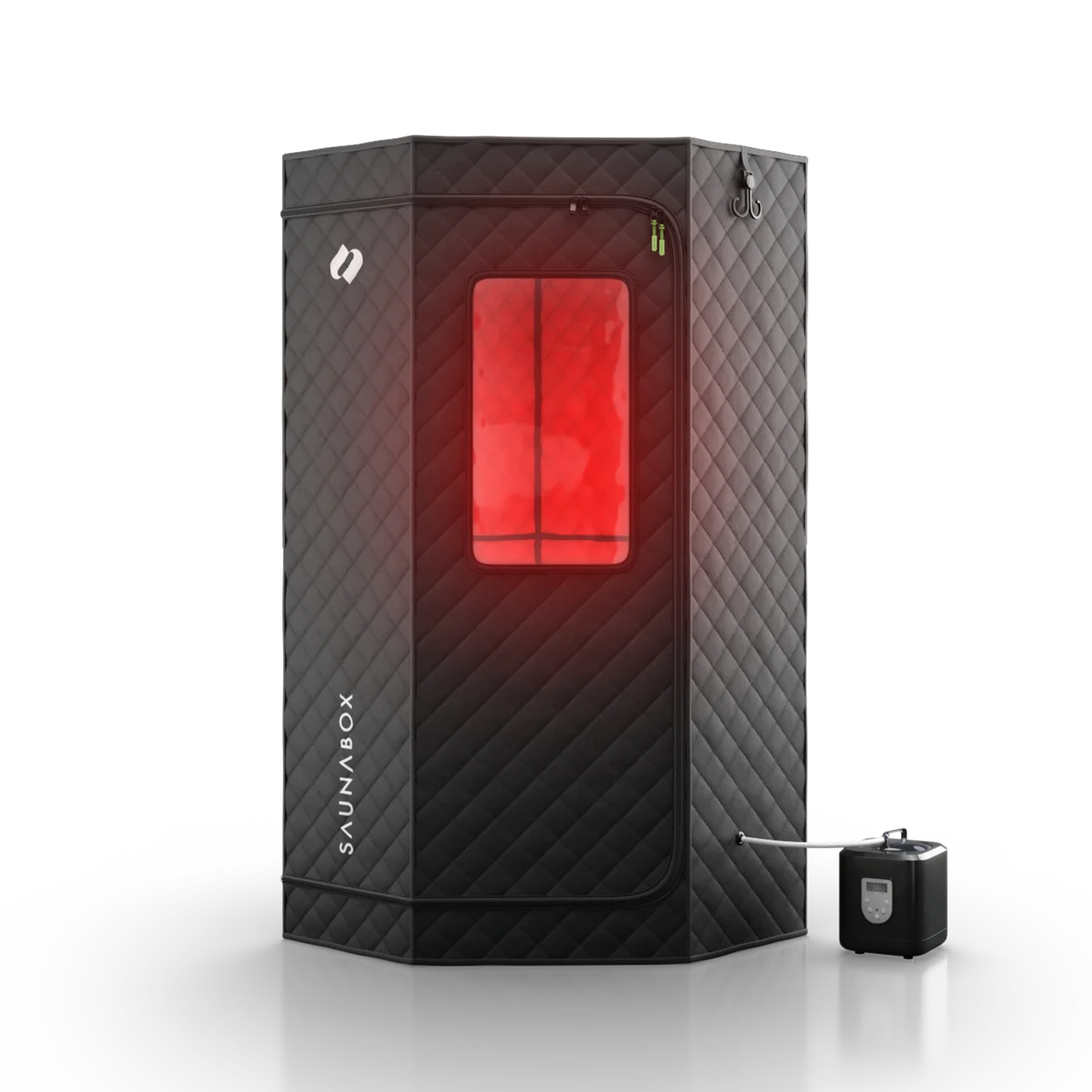 Product image for SaunaBox® SmartSteam Pro With Red-Light Therapy in Black
