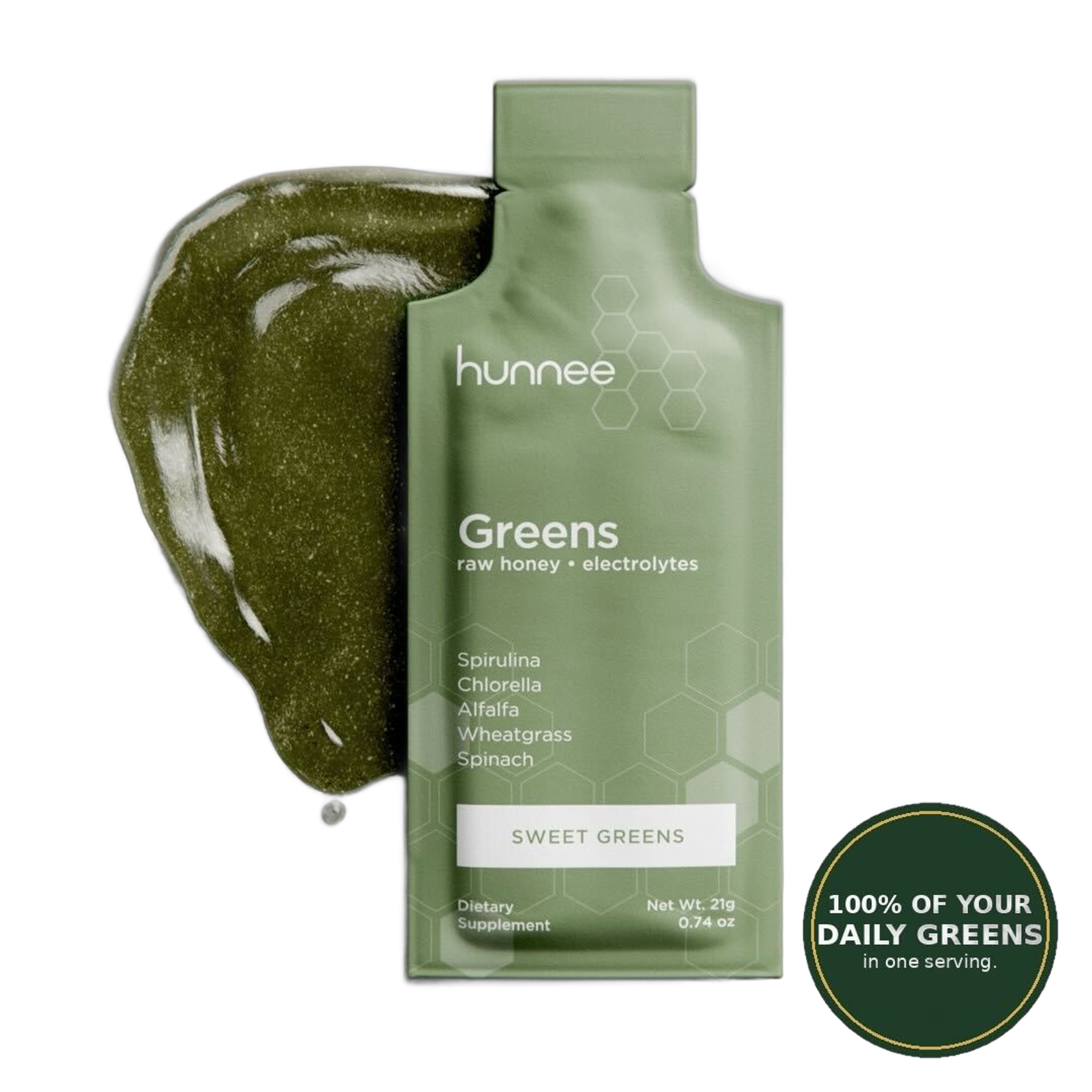 Hunnee Greens Daily Whole Food Supplement