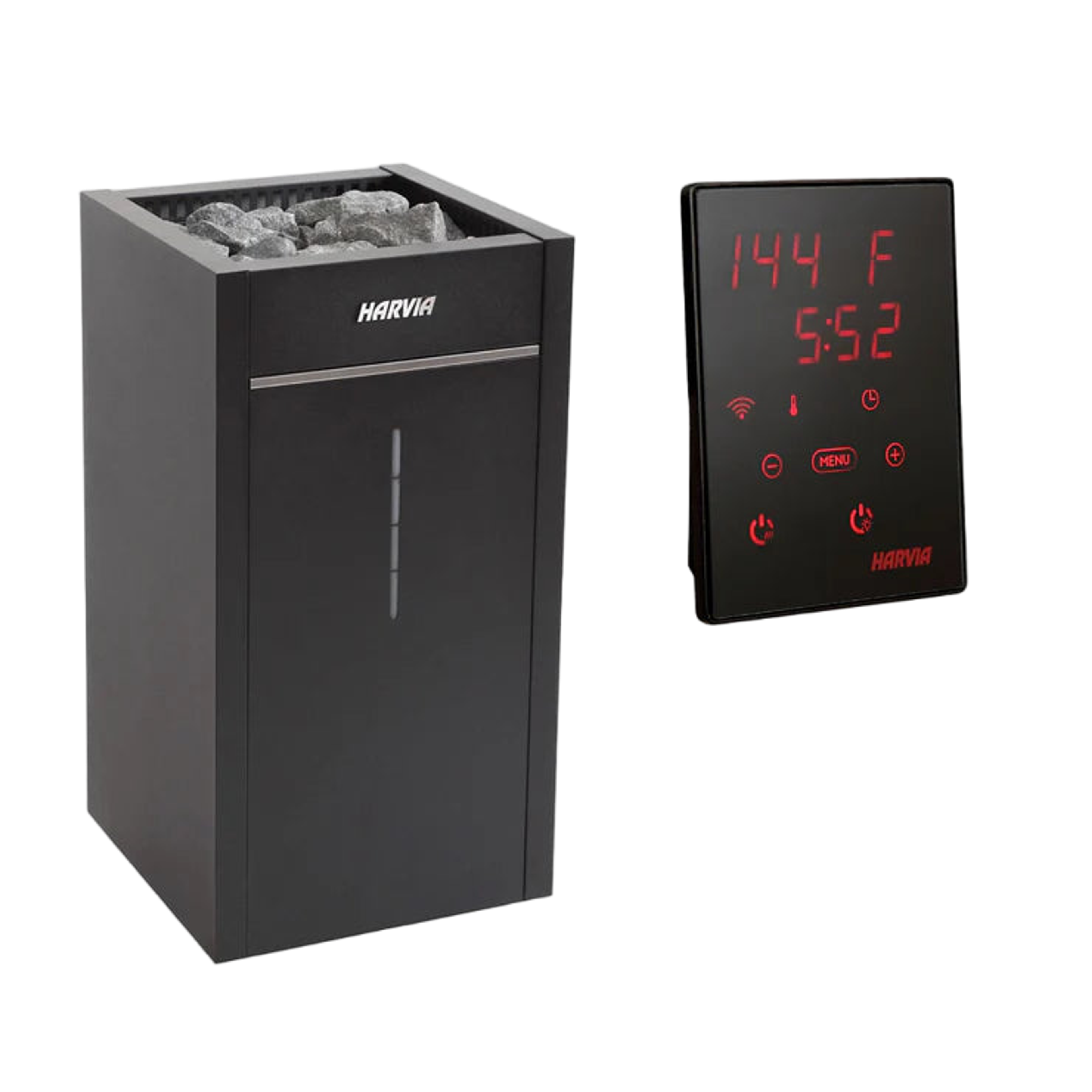 Harvia Virta HL60E 6kW 240V Electric Sauna Heater Package Xenio CX30 WI-FI Control Package