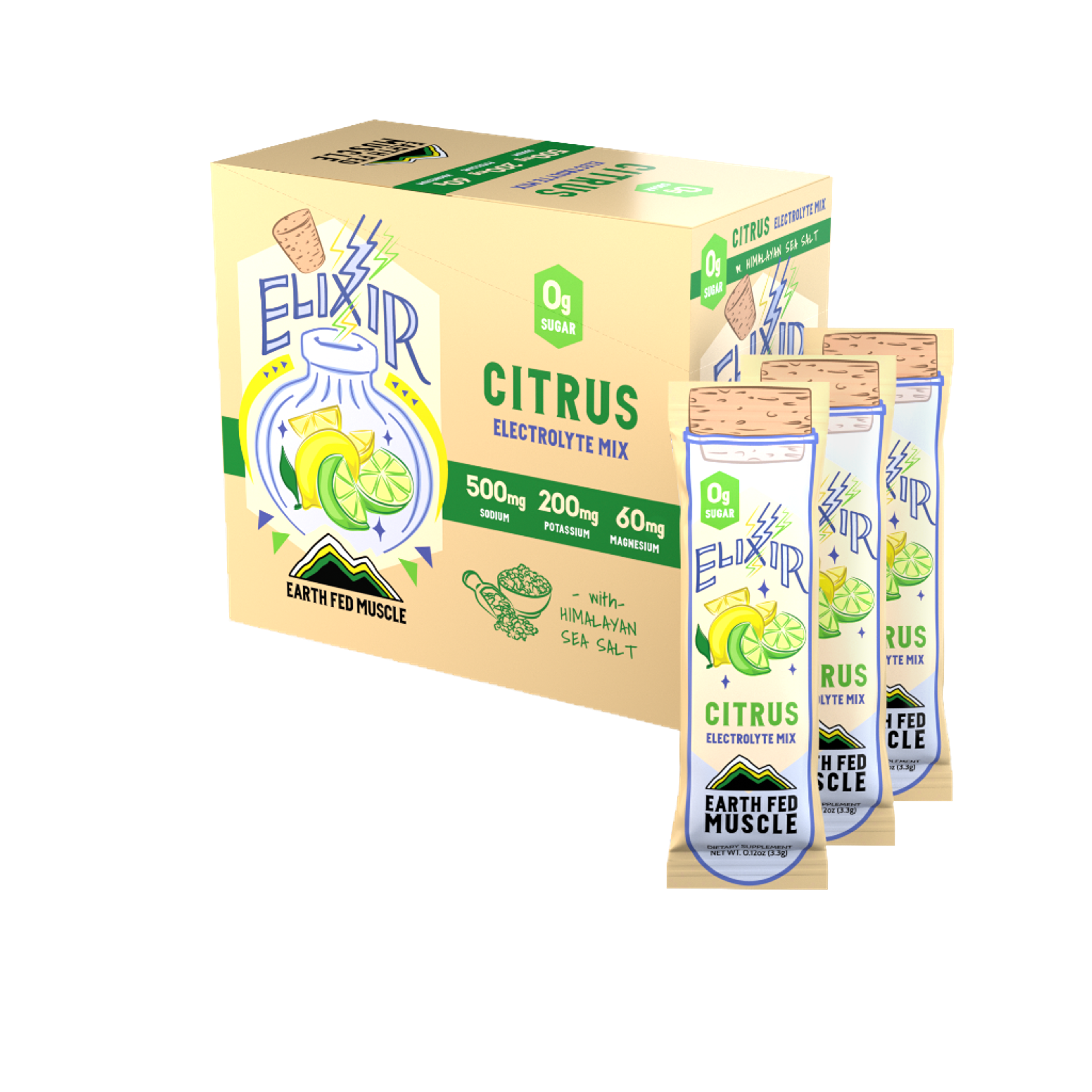 Elxir Electrolyte Mix with Himalayan Sea Salt - Citrus