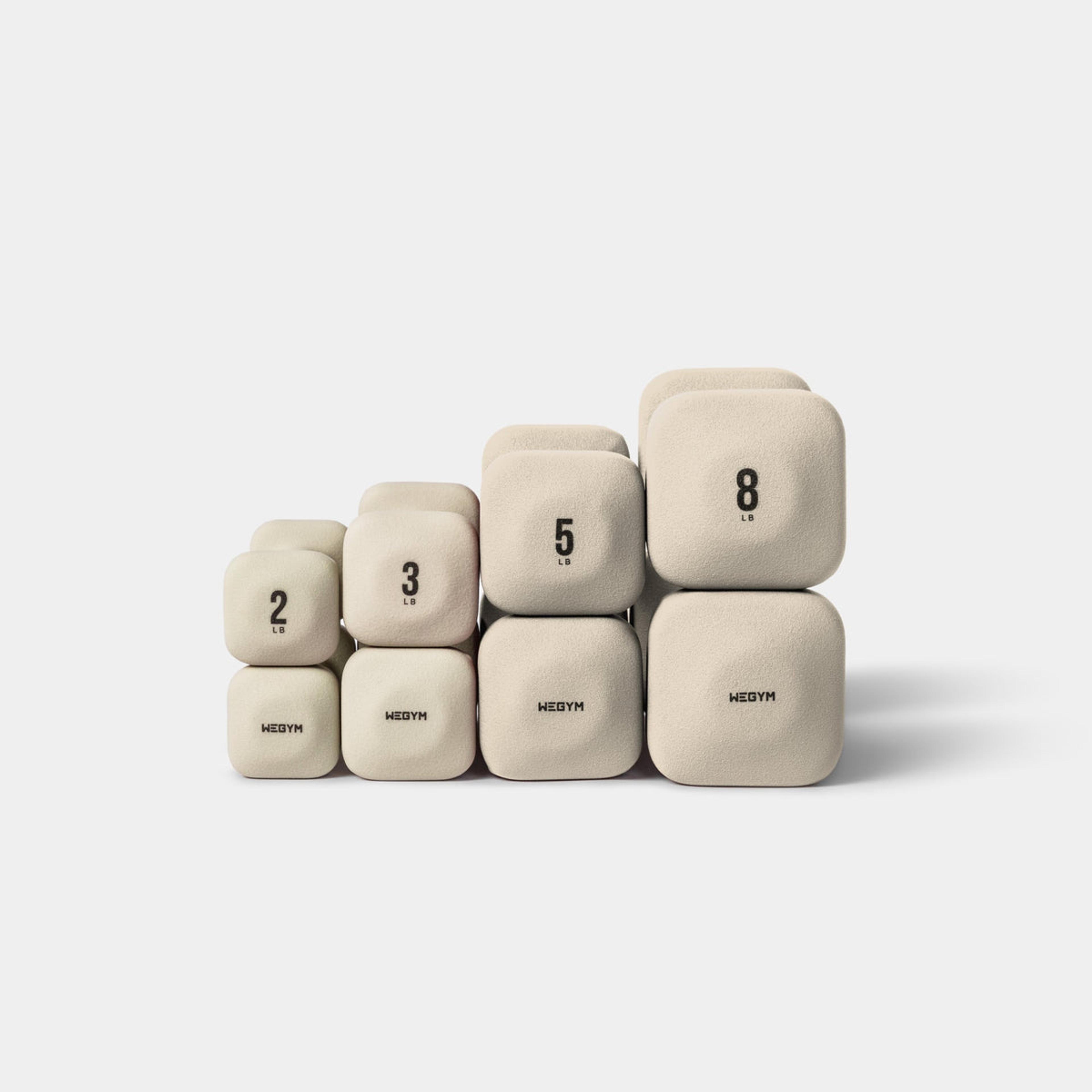 Product image for WeGym Dumbbell Sets in Sandstone