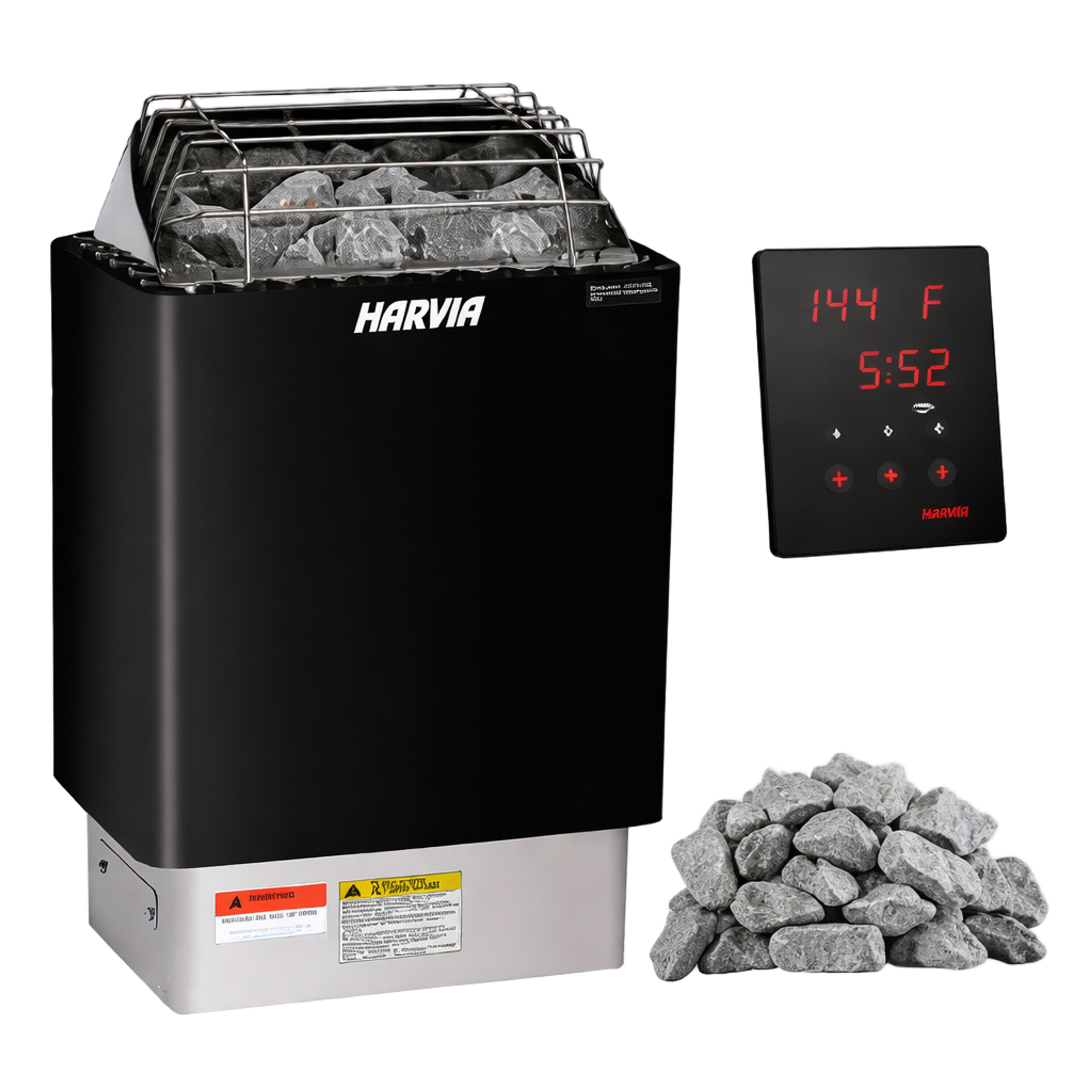 Harvia KIP60W 6kW 240V Electric Sauna Heater - Black Package image 2
