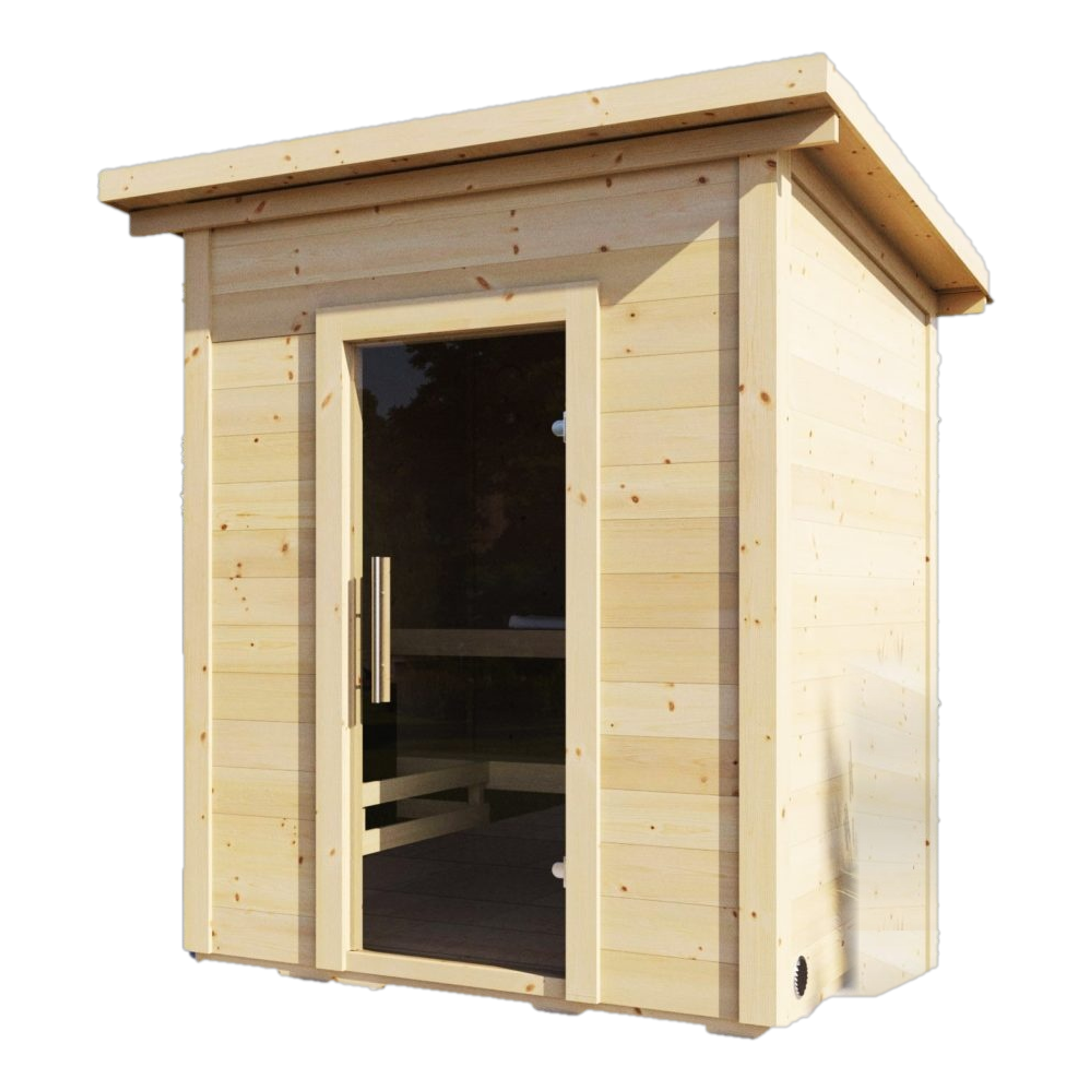 SaunaLife Garden G2 Outdoor Home Sauna Kit | 4 Person Sauna