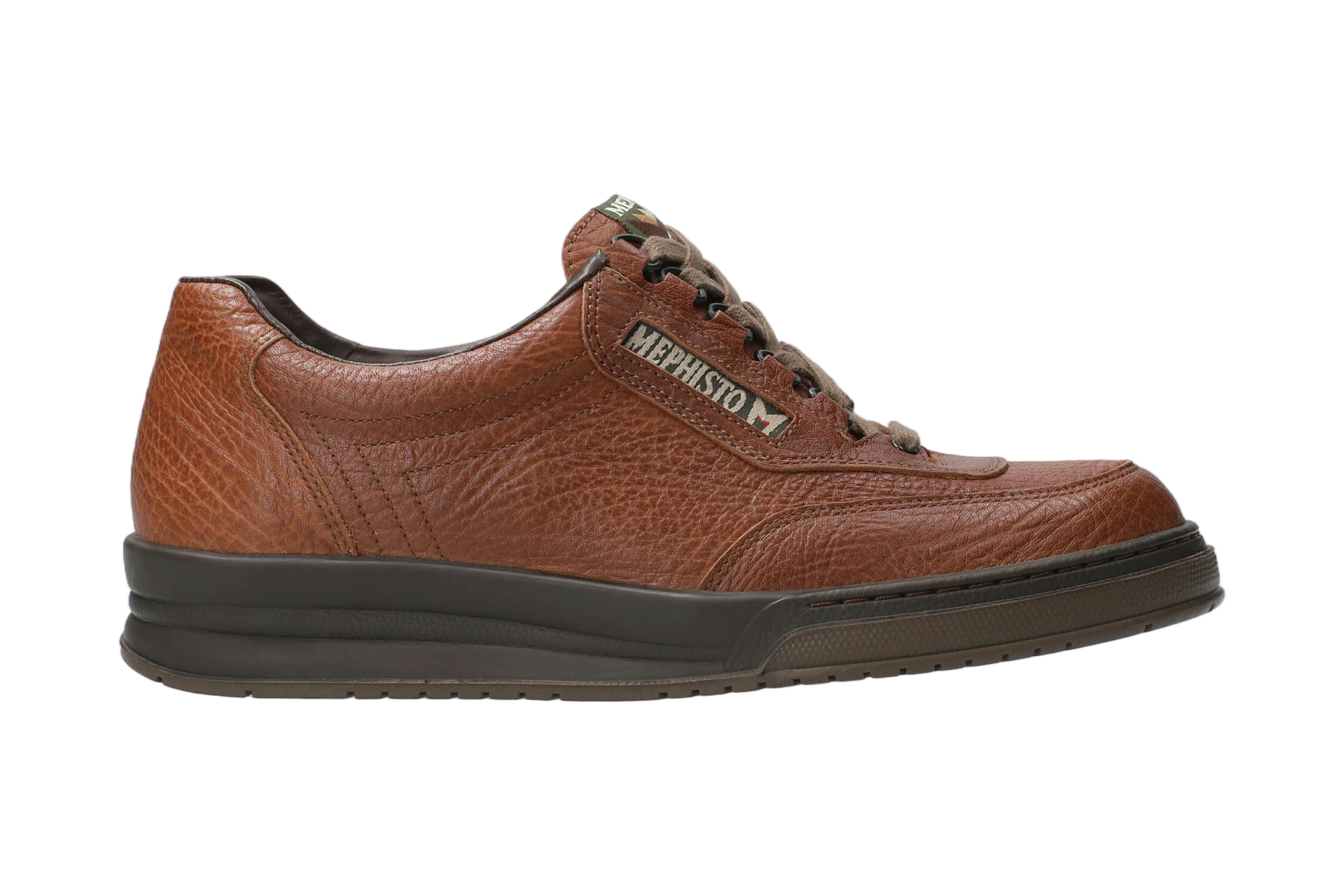 Side view of Mephisto Match shoe in Desert color