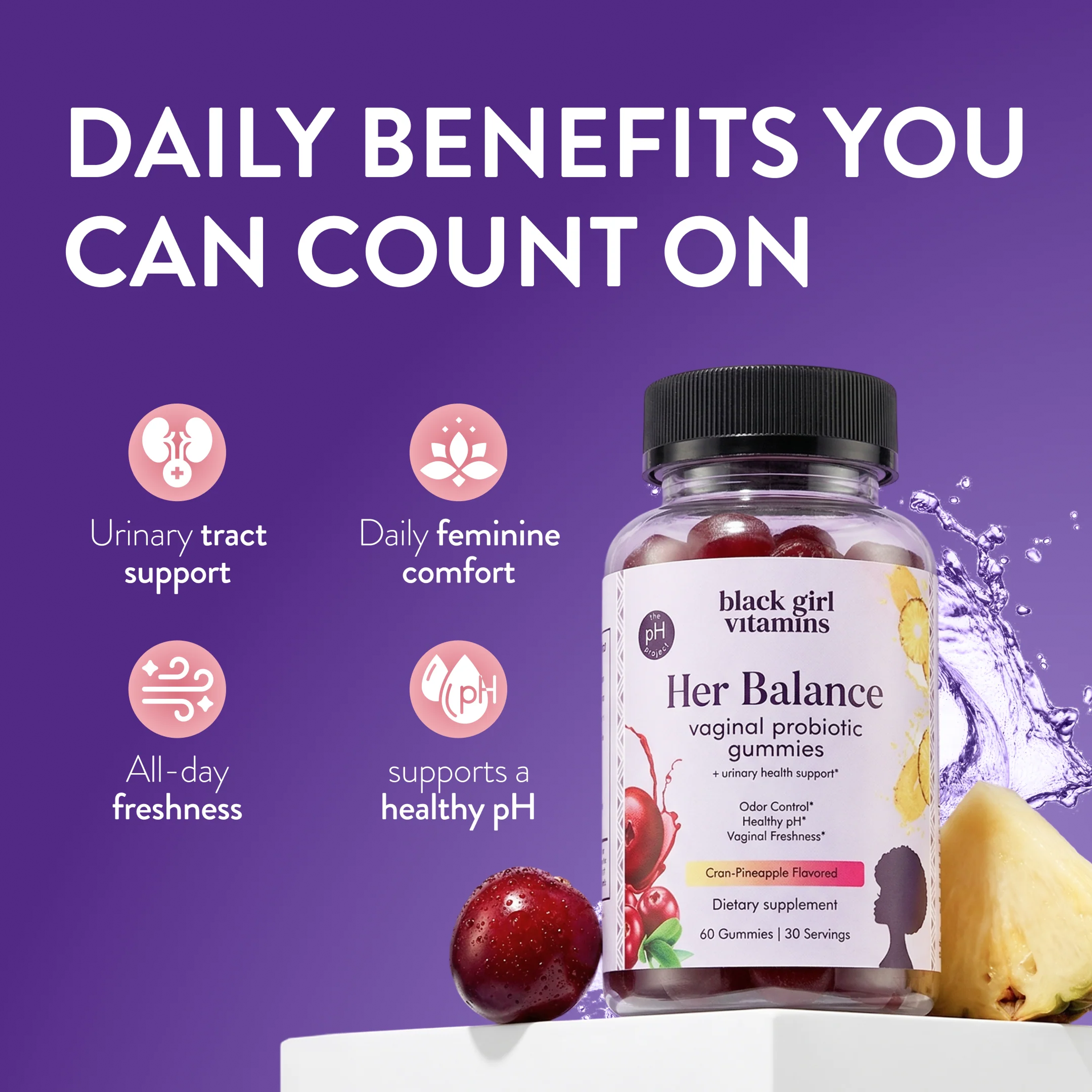 Her Balance Vaginal Probiotic Gummies, view 2