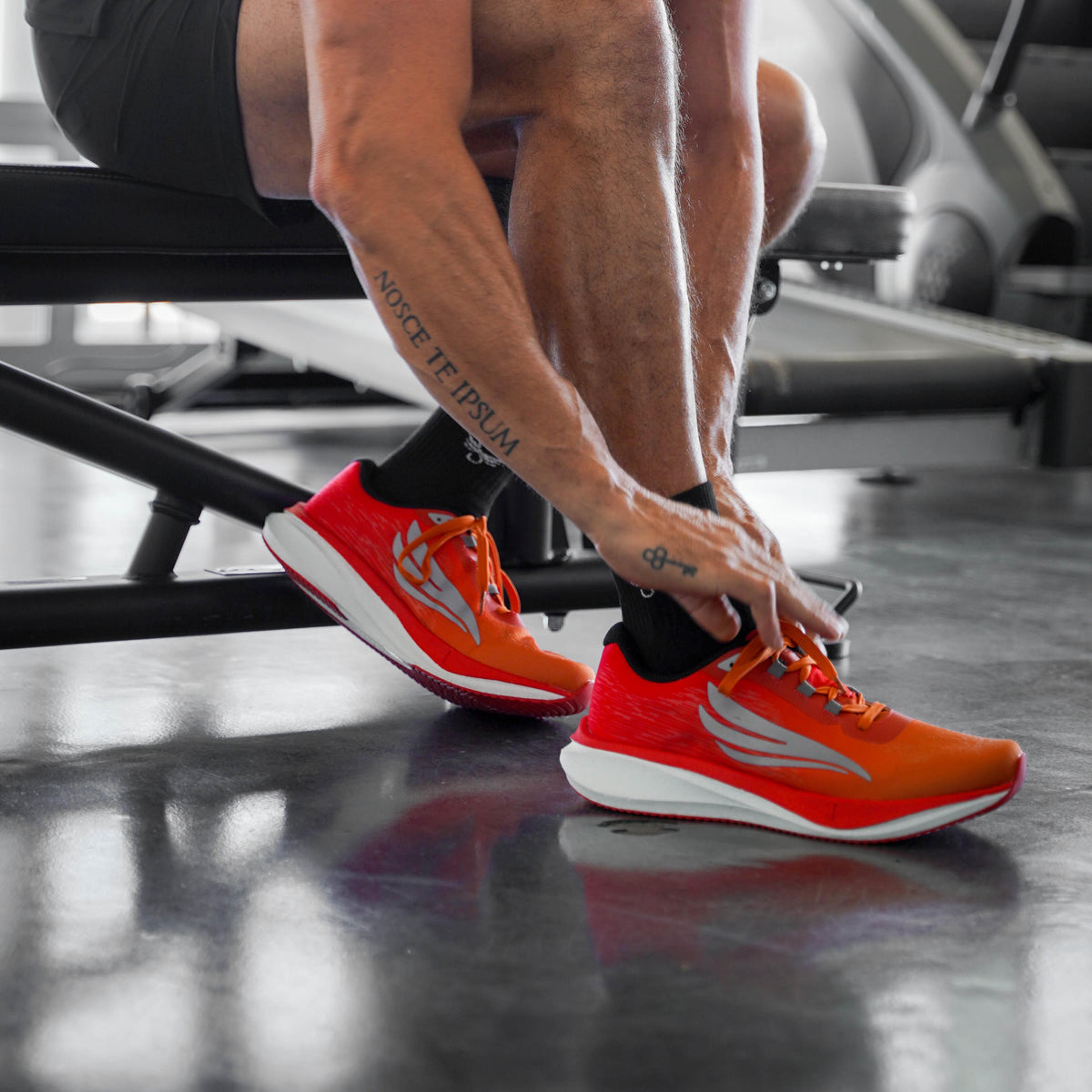 HORUS Men Running Shoe - Orange in Orange
