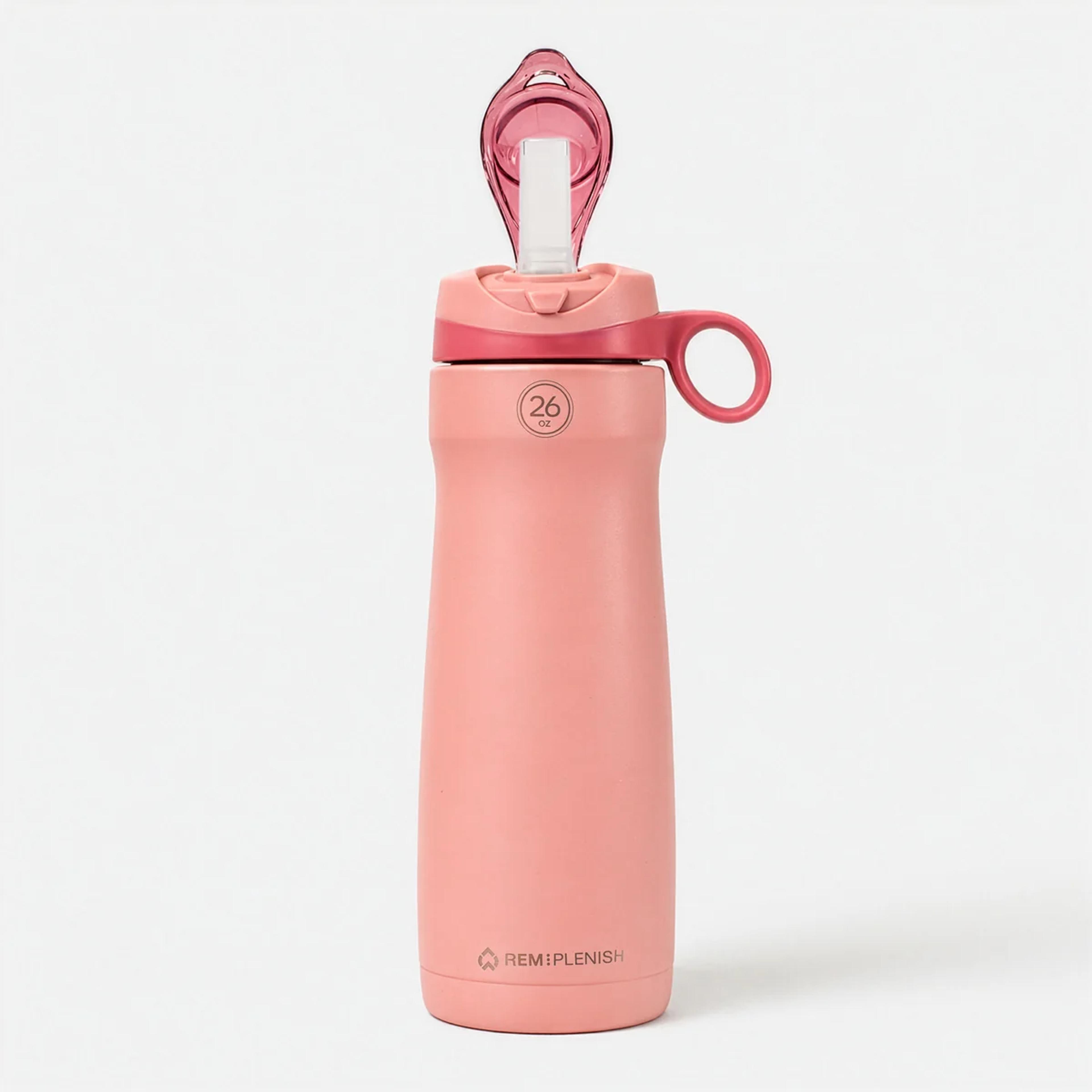 Product image for REMplenish 26oz Stainless-Steel Bottle Kit in Coral Skies
